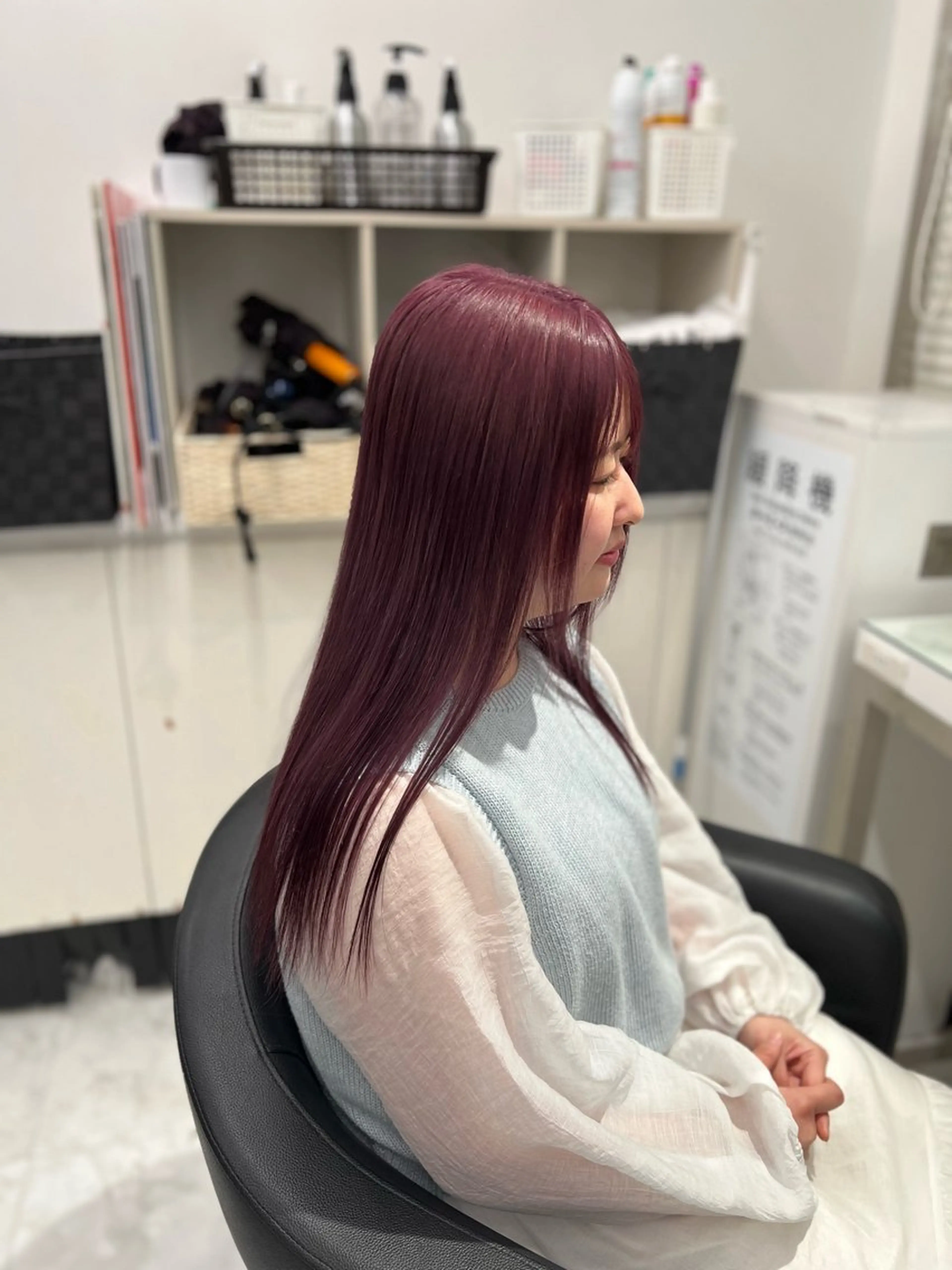 カラー カット ヘアカラー トリートメント ブリーチなし透明感 💗RYOTAのヘアスタイル