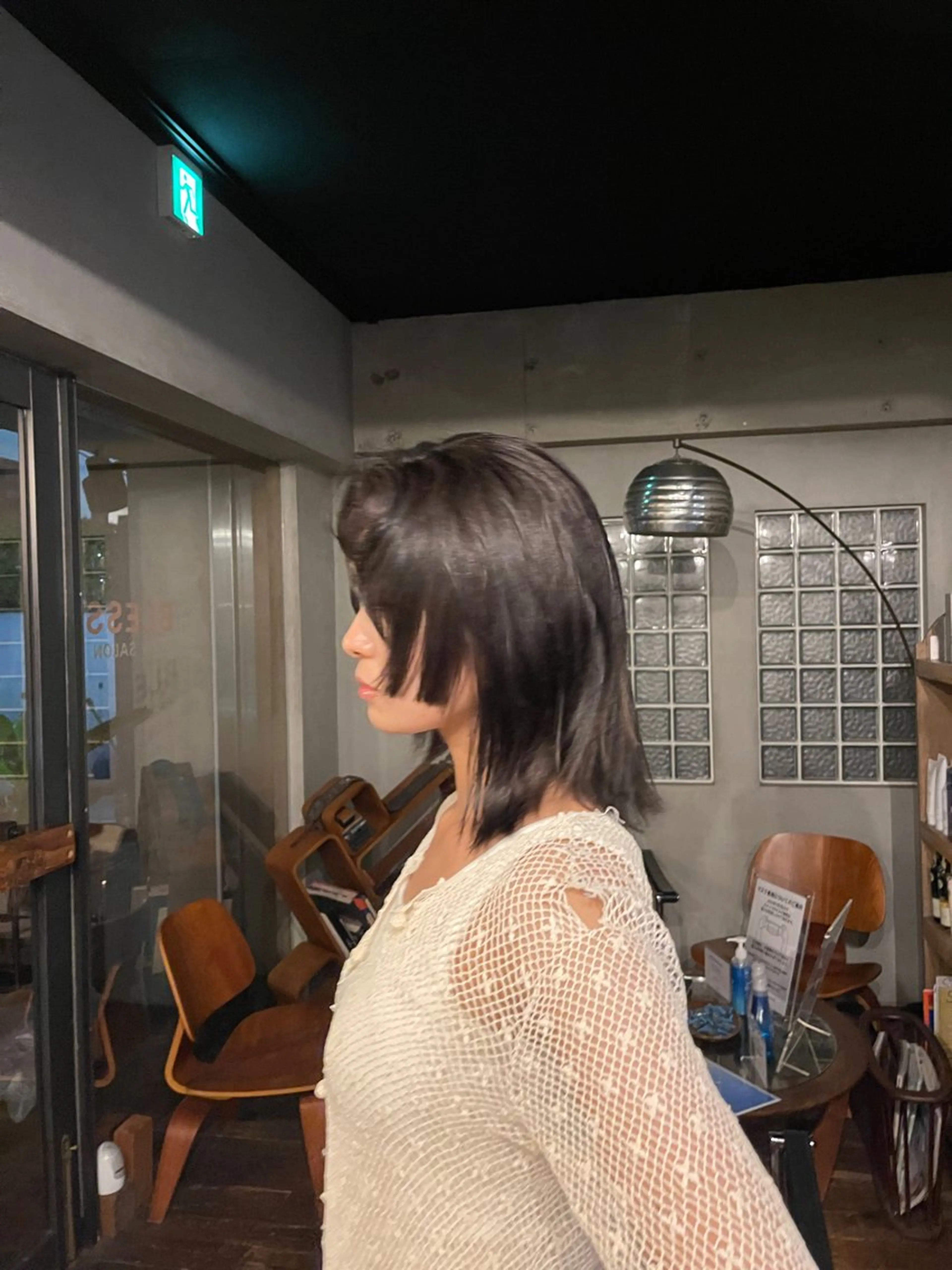 ミディアム カラー BLESS所属・sawahata mariaのヘアスタイル