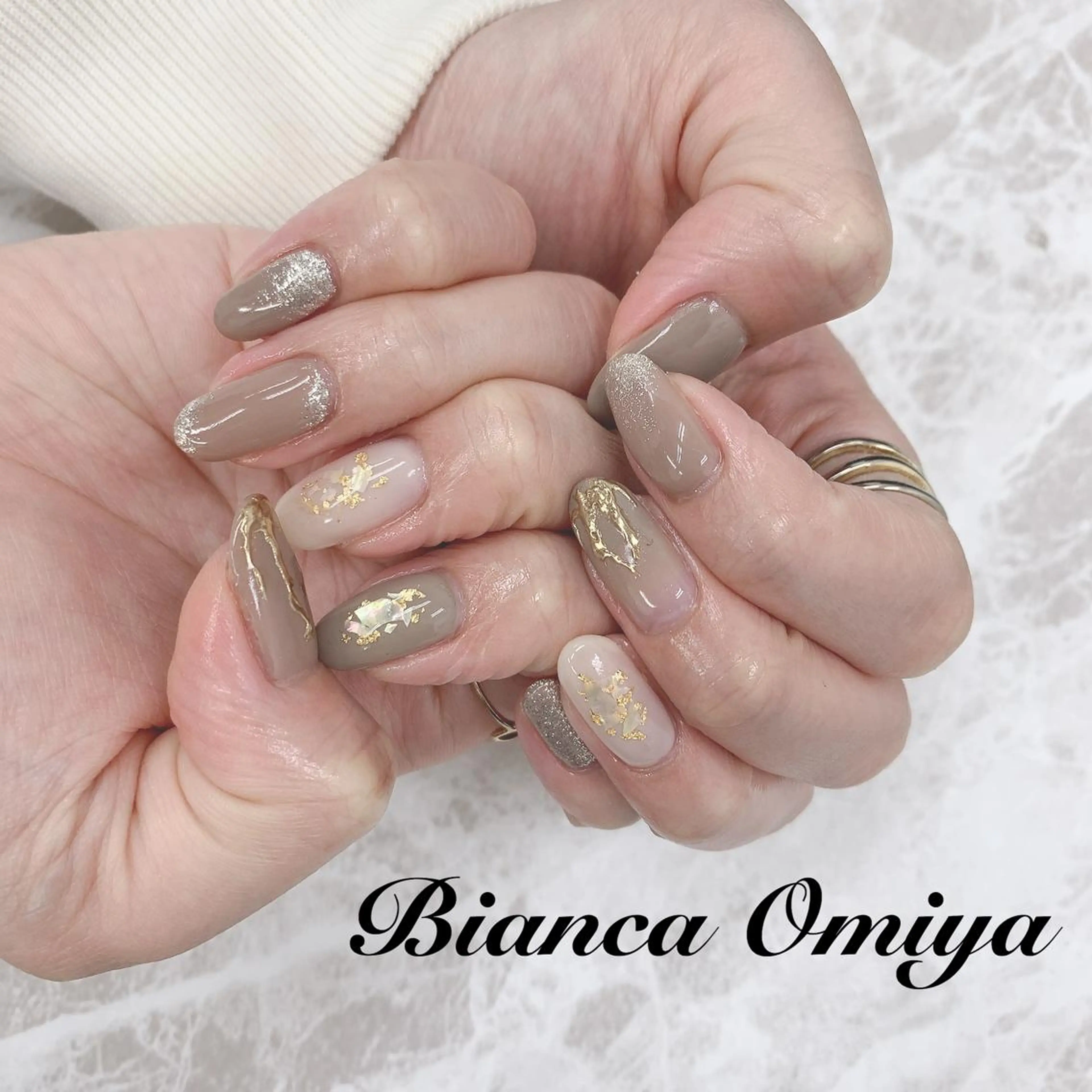 ネイル ビアンカ大宮 店長 モリサワレイラのネイルデザイン