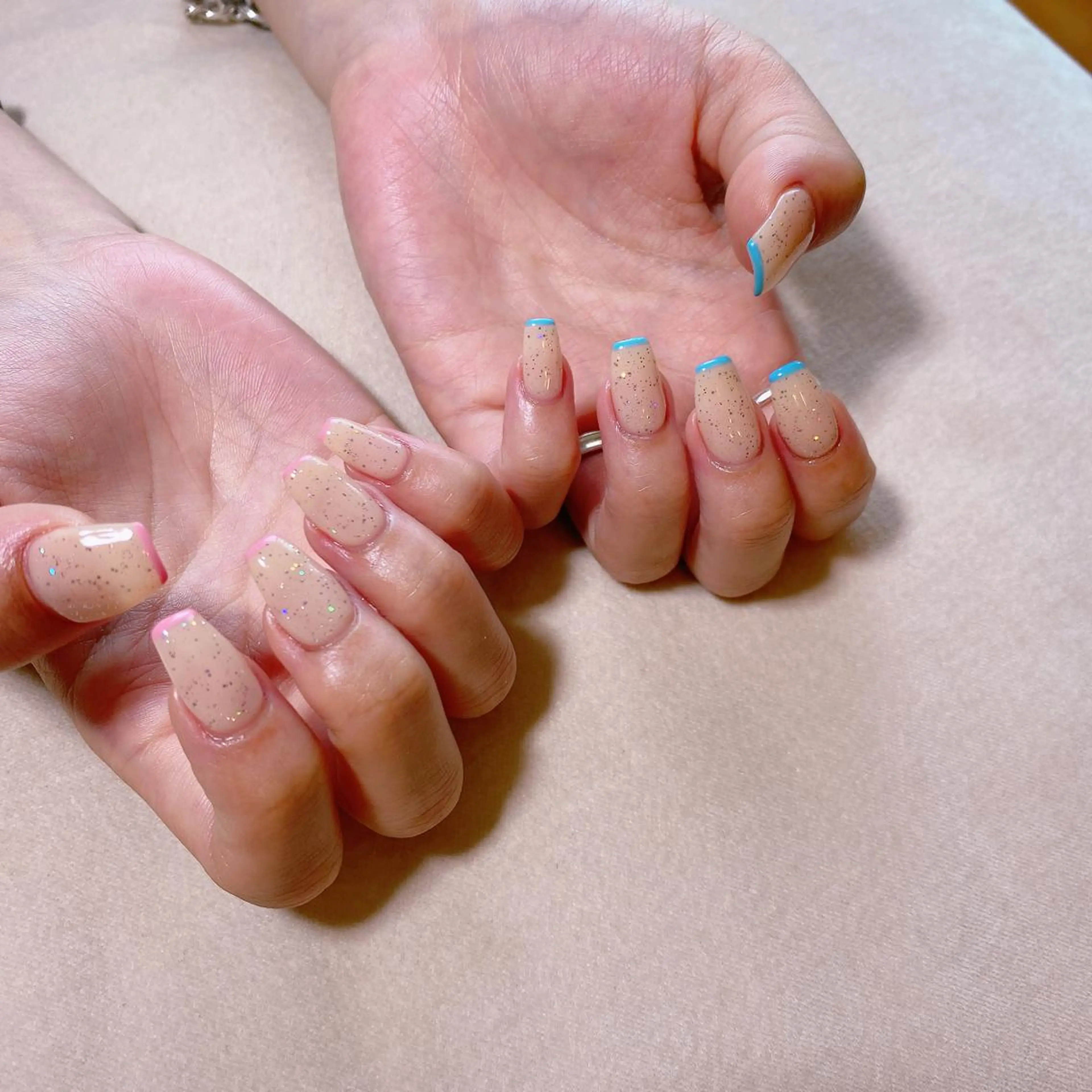 ネイル ラメ(グリッター) ハンドネイル Nail Room Bellisのネイルデザイン