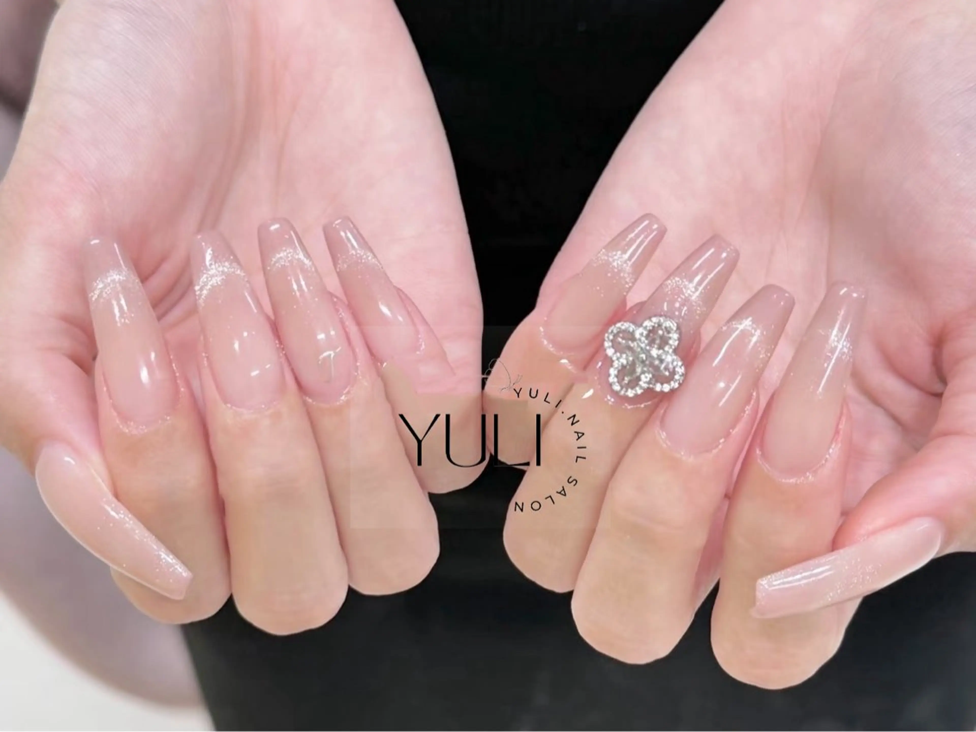 🧡マグネットフレンチ＋チップ長さだし10本コースの写真