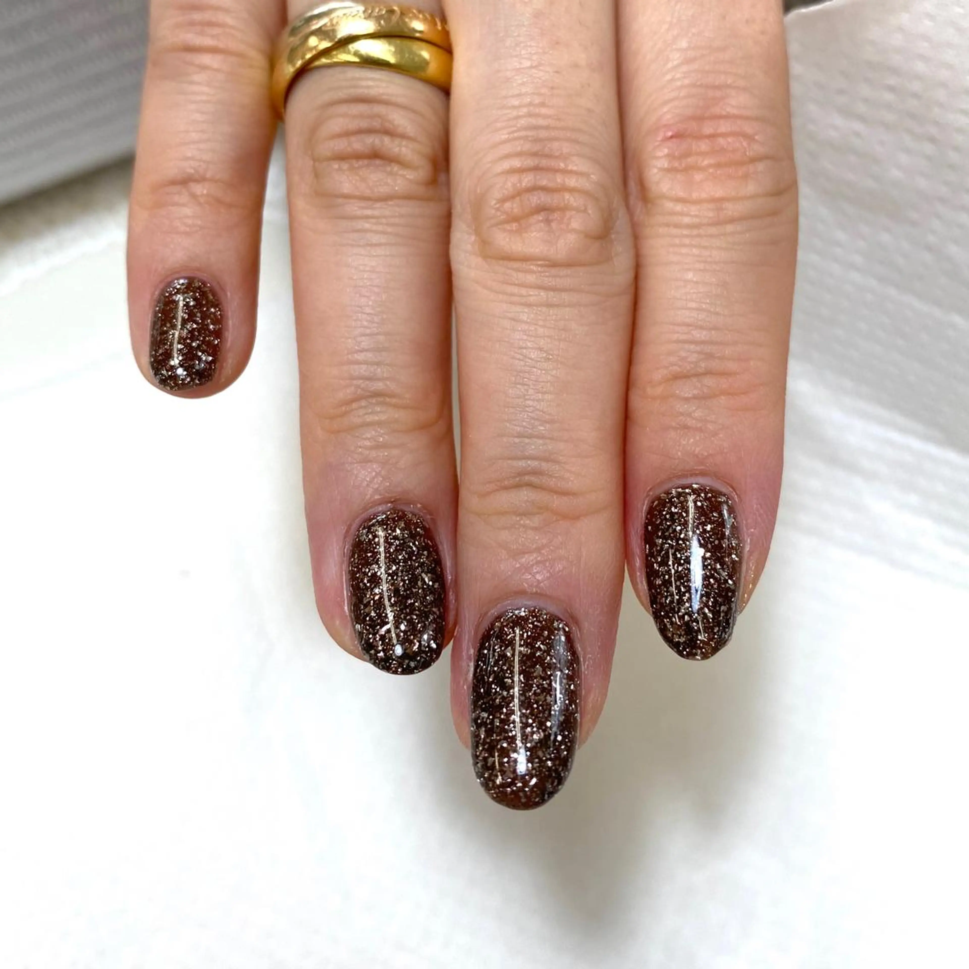 ネイル ワンカラーネイル 巻き爪補正 Umber　Miyaのネイルデザイン