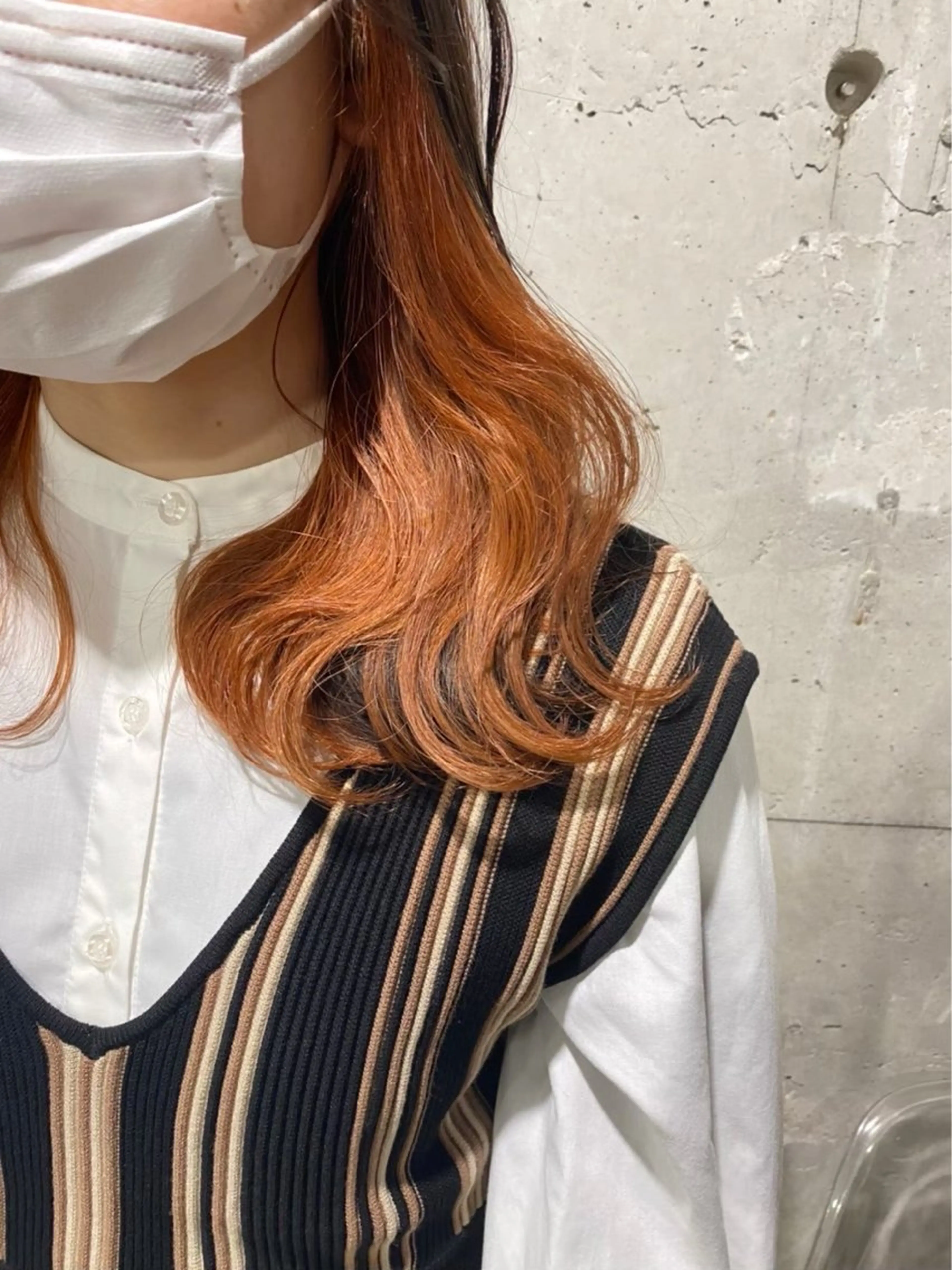 カラー ヘアカラー トリートメント beige🤎ダブル カラー/レイヤー🧸のヘアスタイル