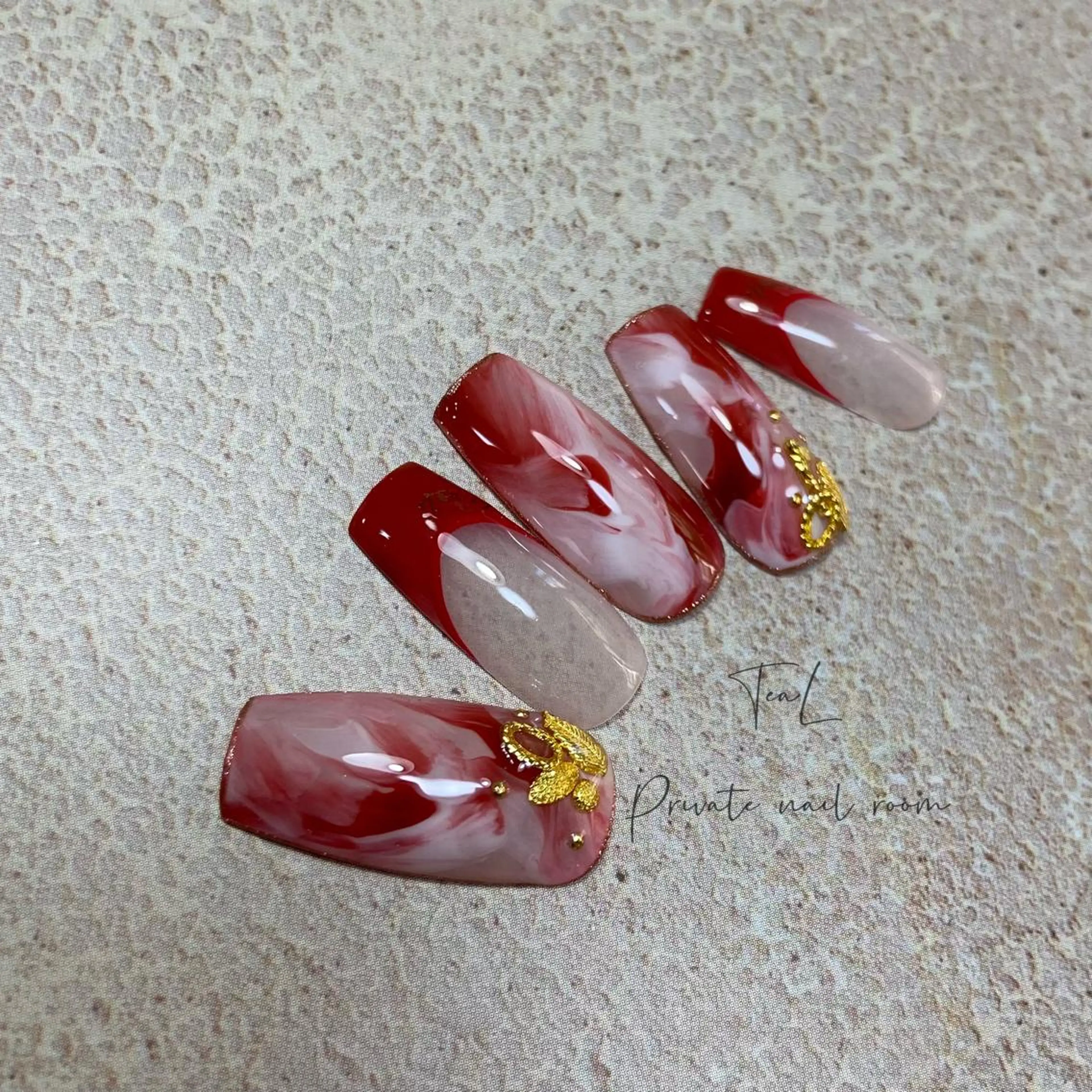 ネイル ハンドネイル TeaL nailのネイルデザイン