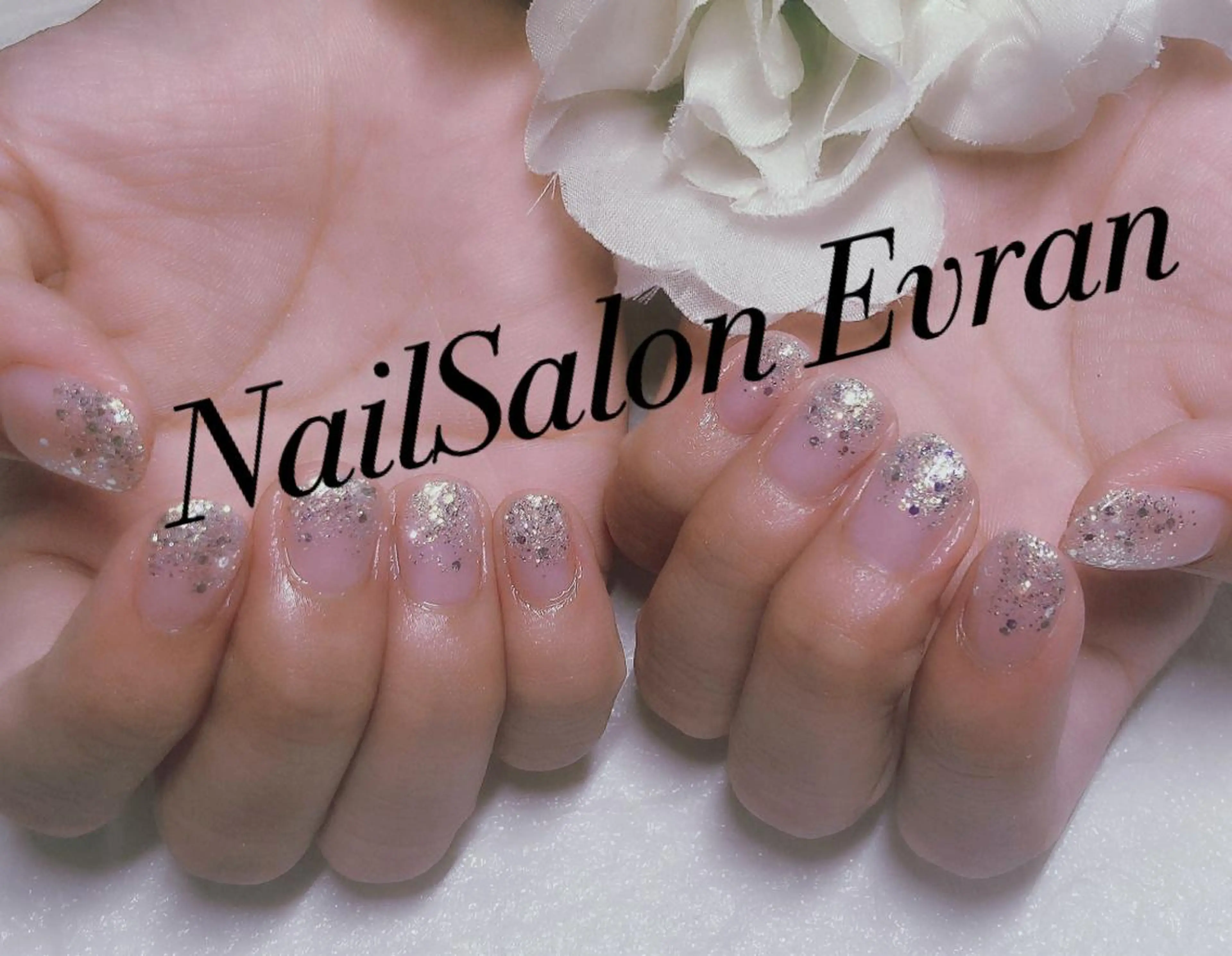 ネイル ラメ(グリッター) ハンドネイル Nail salon Evranのネイルデザイン