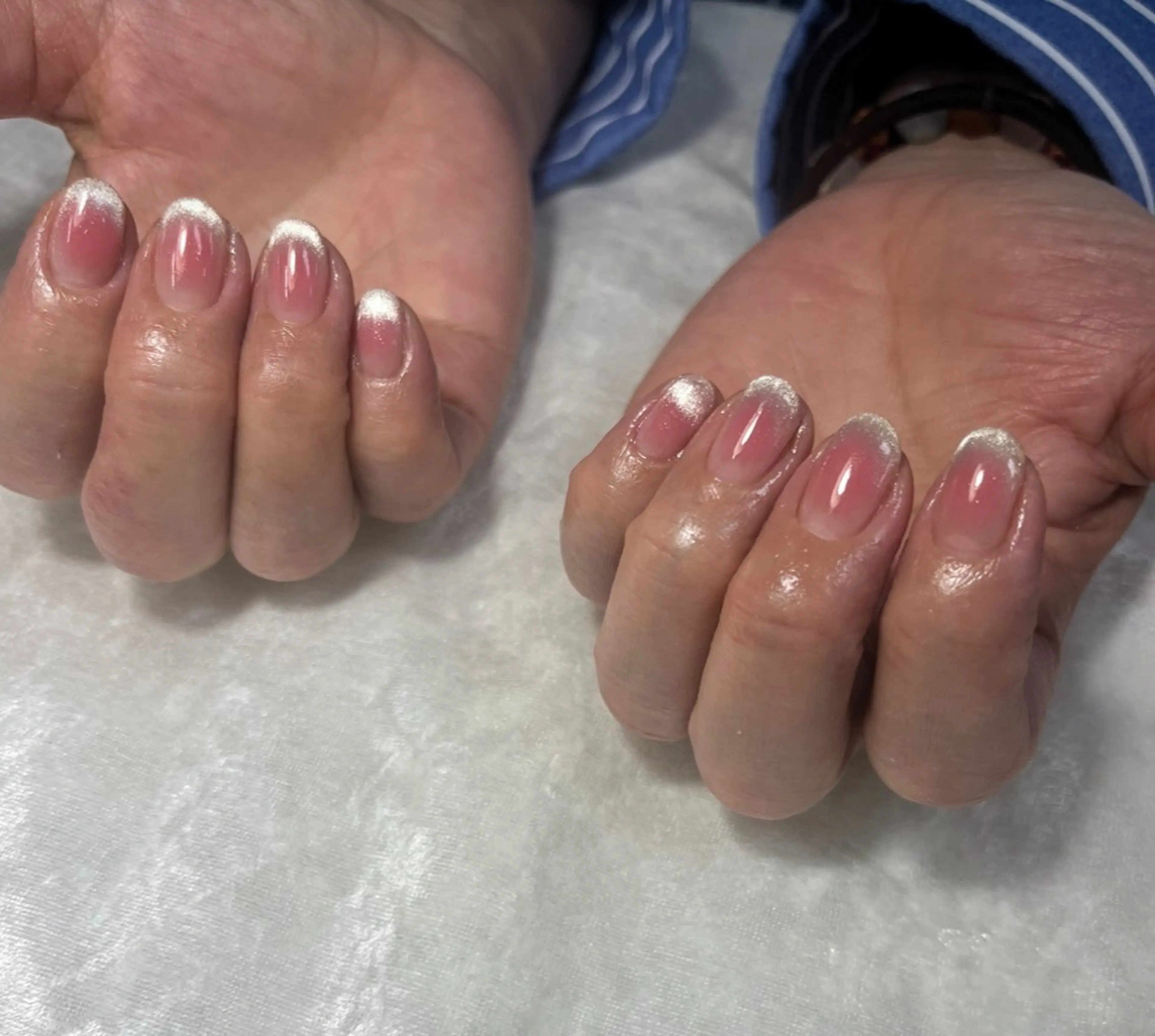 ネイル チークネイル フレンチネイル ハンドネイル Belle Nail NAOH.のネイルデザイン