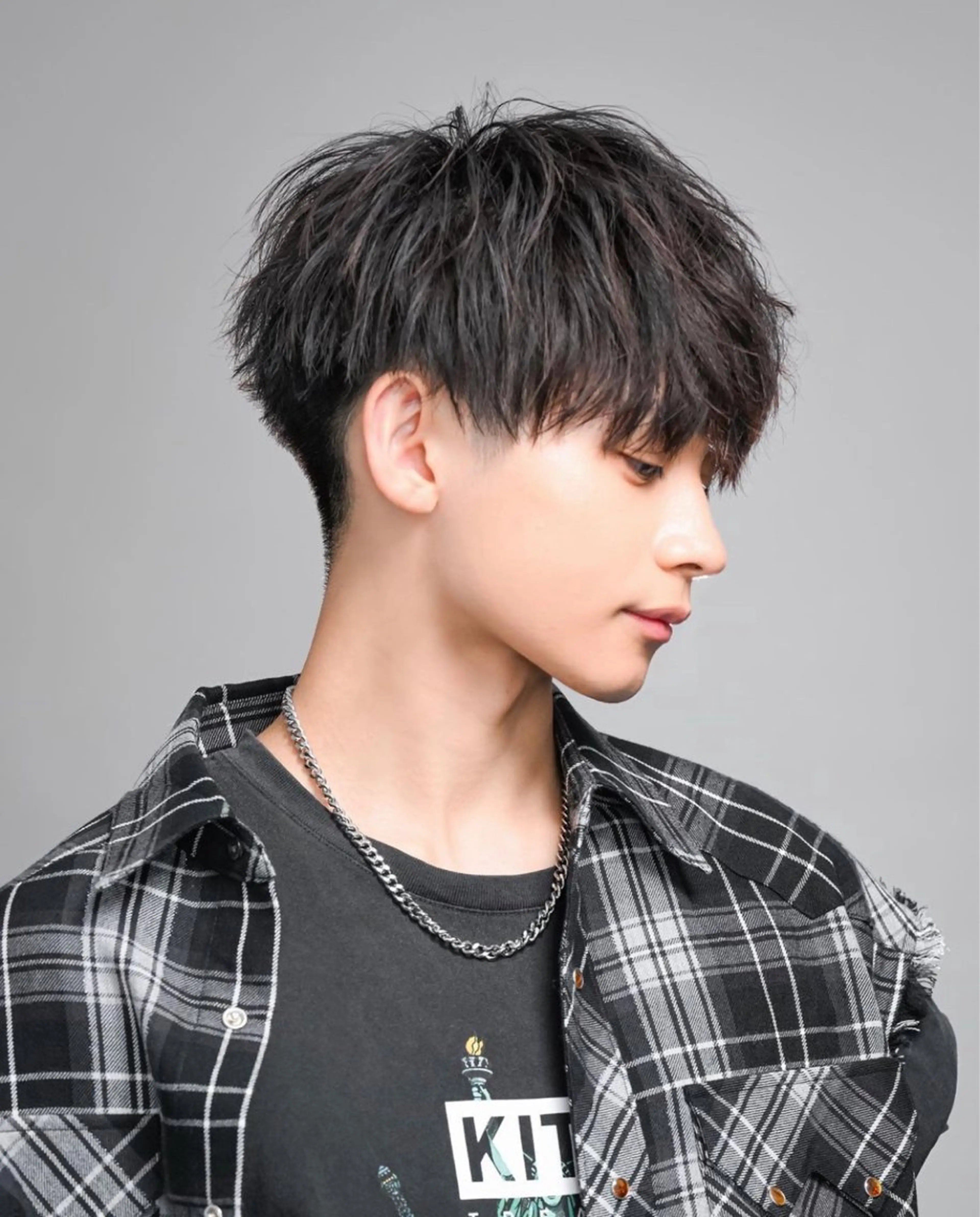 メンズ sand 大阪梅田所属・ショートパーマ🌀 ✂︎小寺仁紫のヘアスタイル