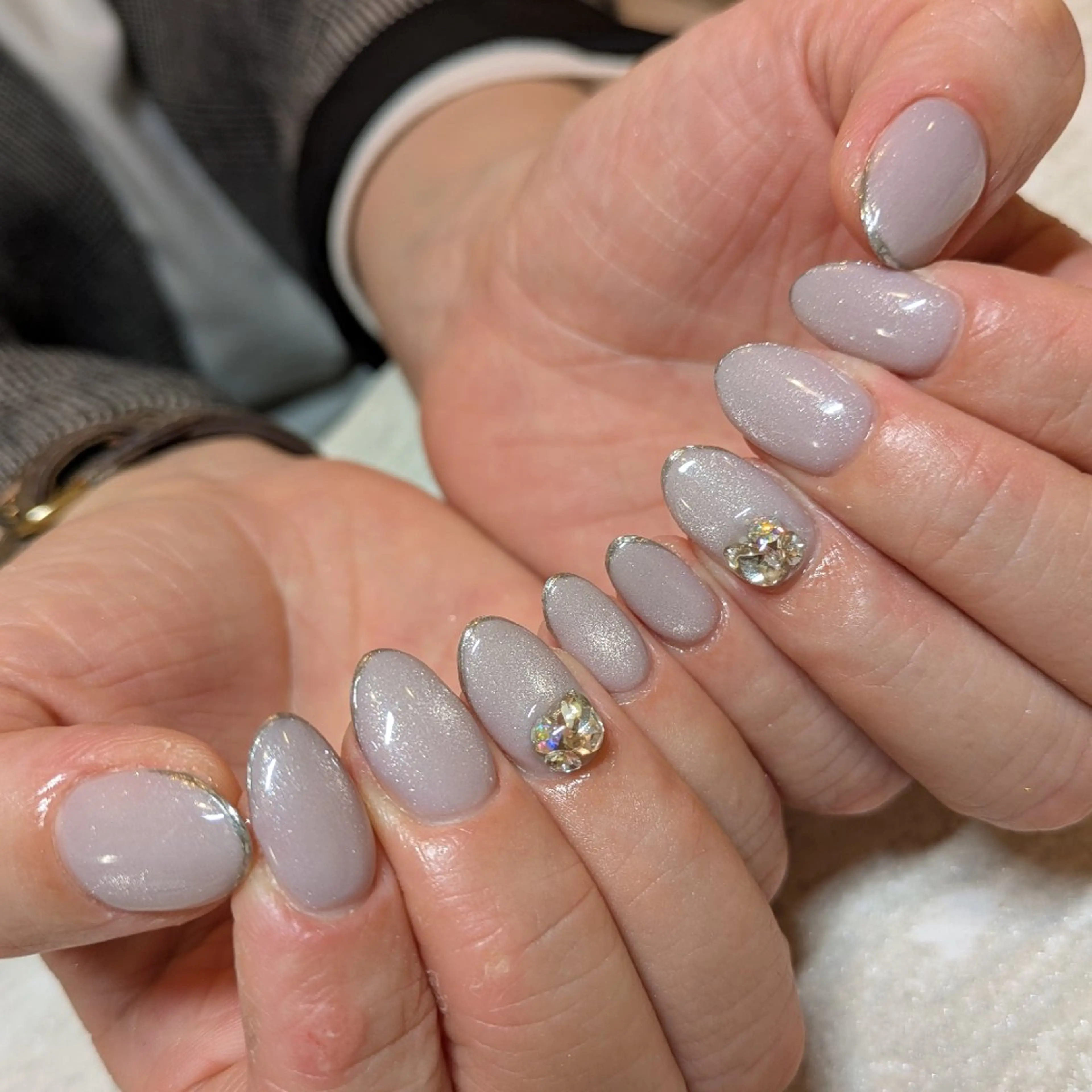 ネイル キラキラネイル ジェヌインネイル 河内のネイルデザイン