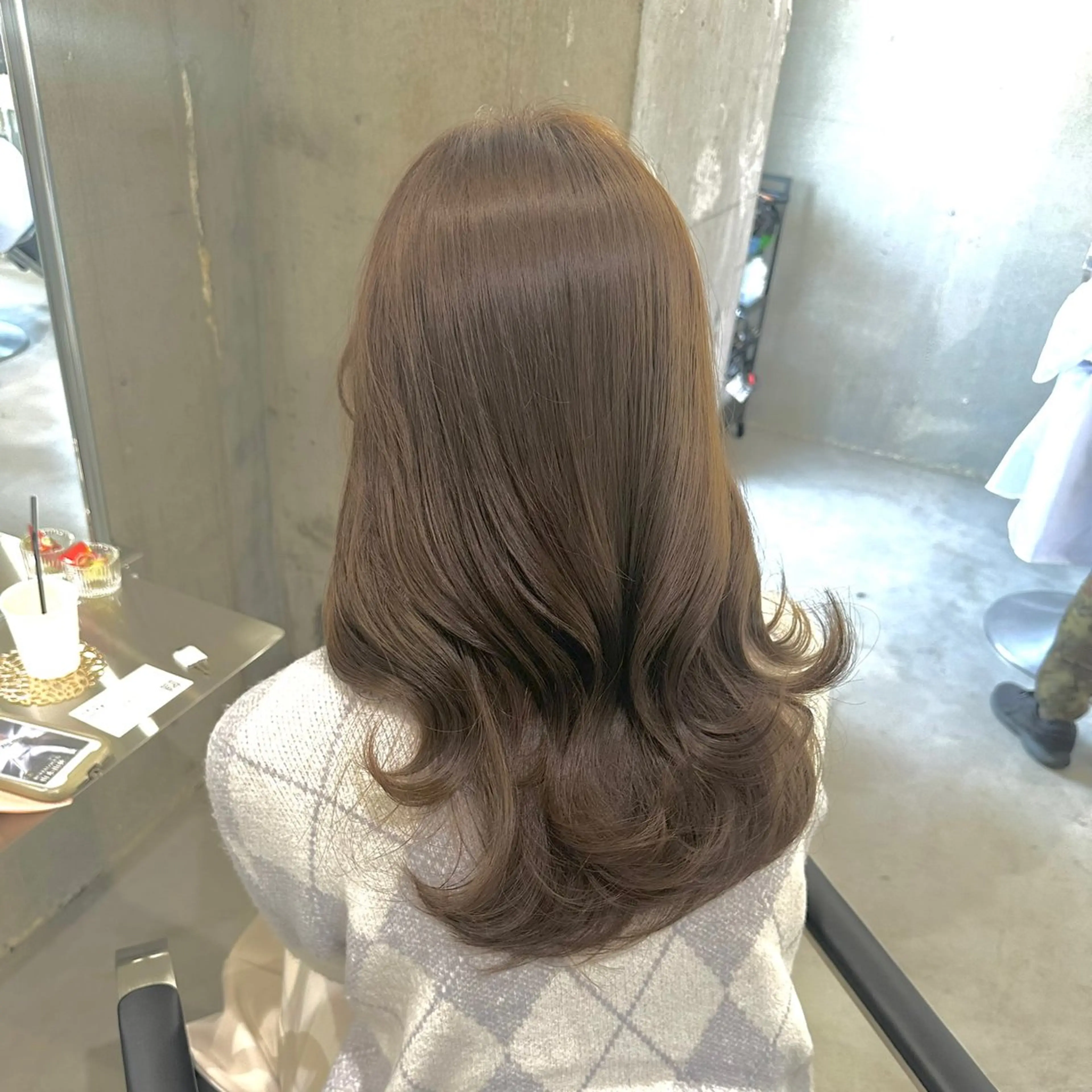 ミディアム Real本場韓国ヘア 아이비/Aibiのヘアスタイル