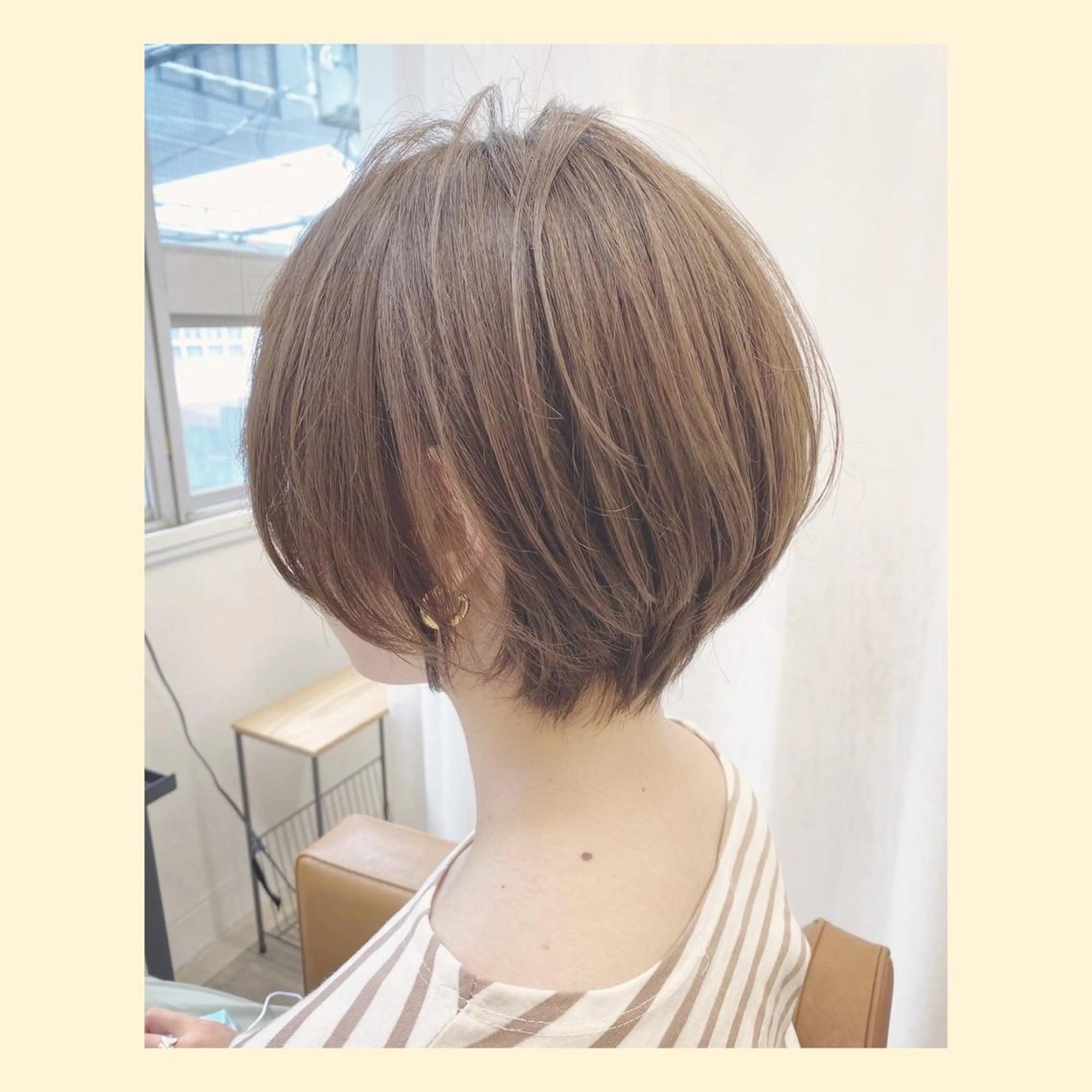 ショート カラー ショートボブ バレイヤージュ ブリーチ ケアブリーチ ダブルカラー カット ヘアカラー トリートメント 🌈ショート特化 中村崇宏🌈のヘアスタイル