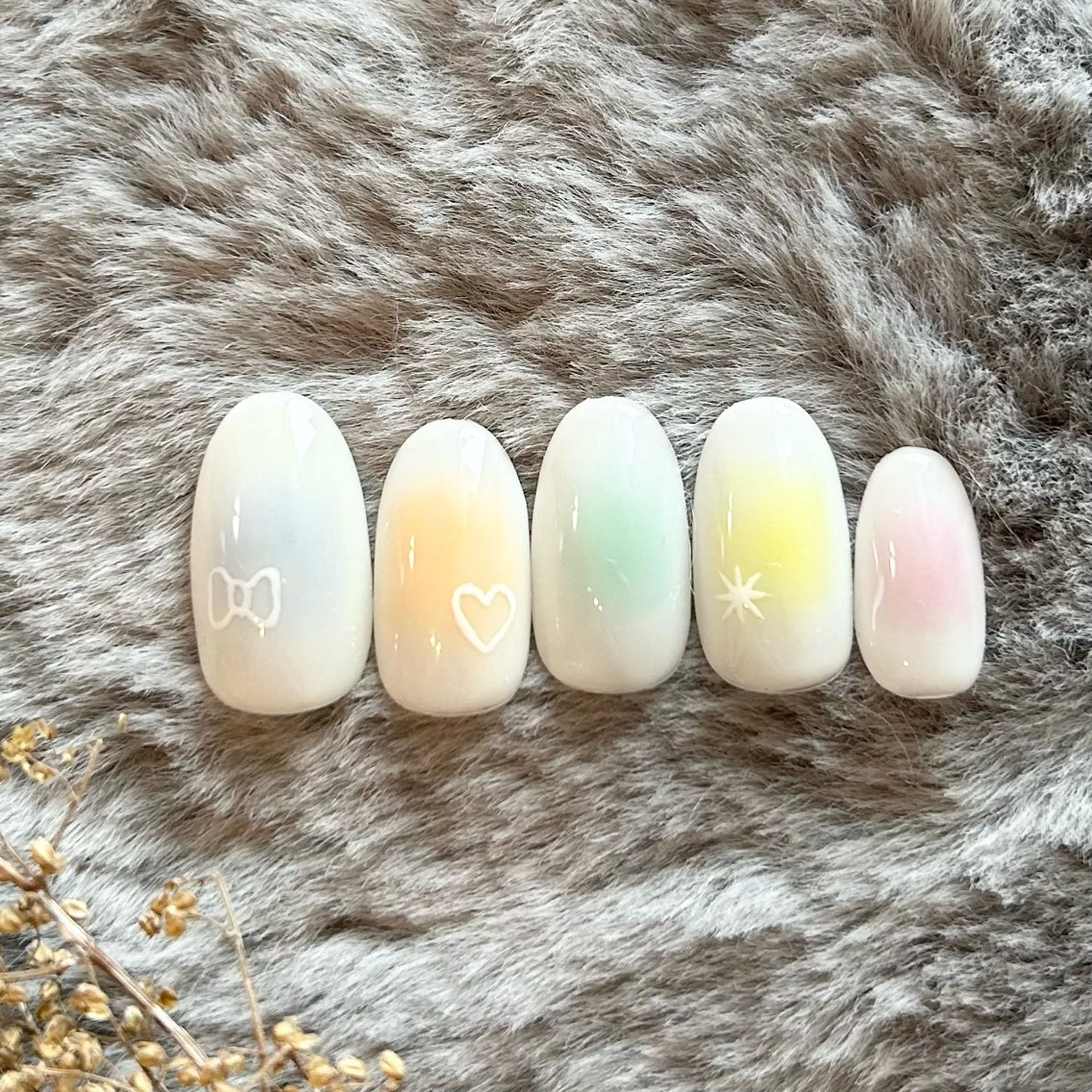 ネイル ハンドネイル Ribbon 佐野店 Mimi＆Kamioのネイルデザイン