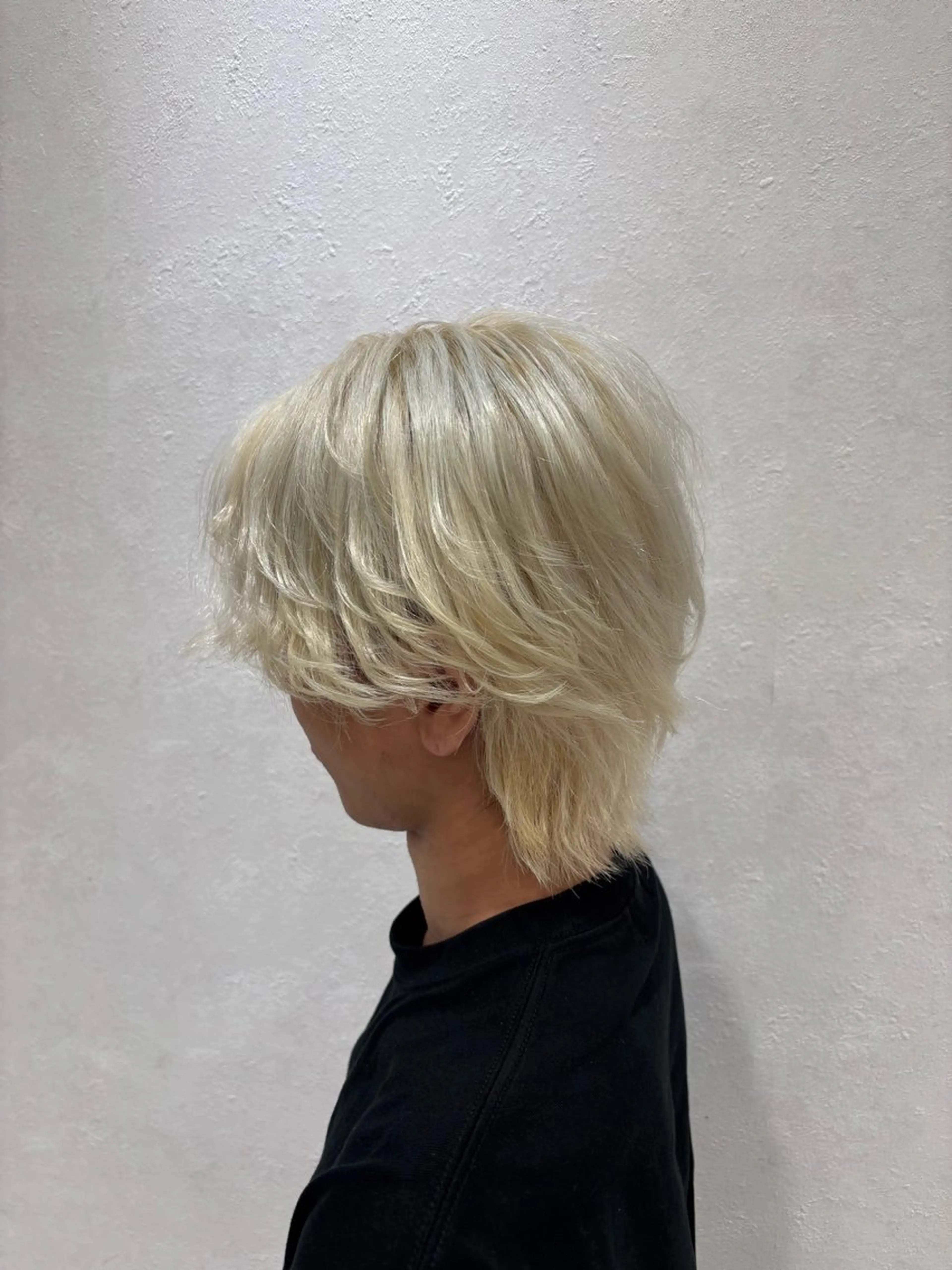 ショート メンズ ヘアセット LOUIMADNA栄所属・ニュアンス/毛流れ/ フェザー/晃帆のヘアスタイル