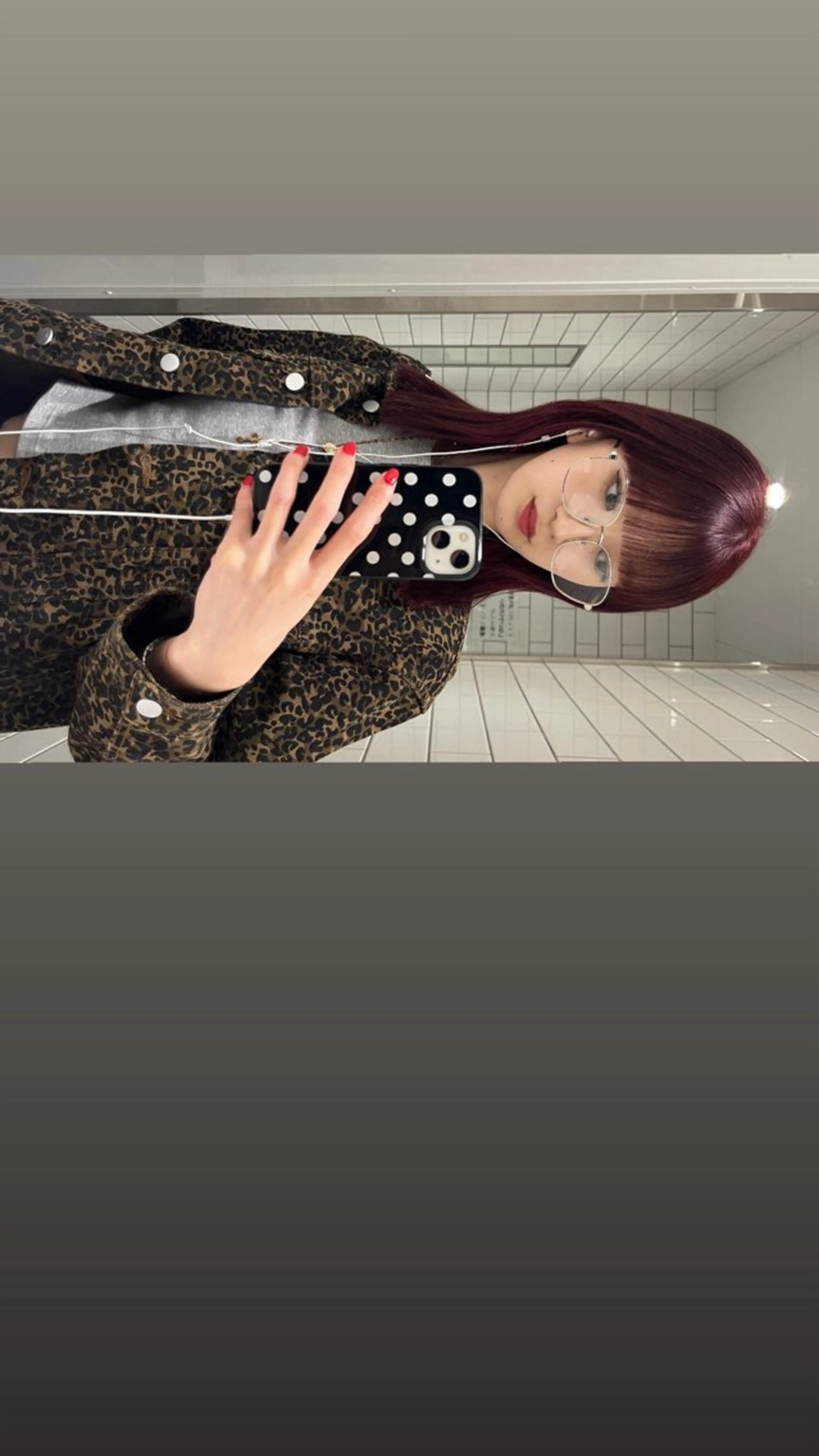 カラー morita yunaのヘアスタイル