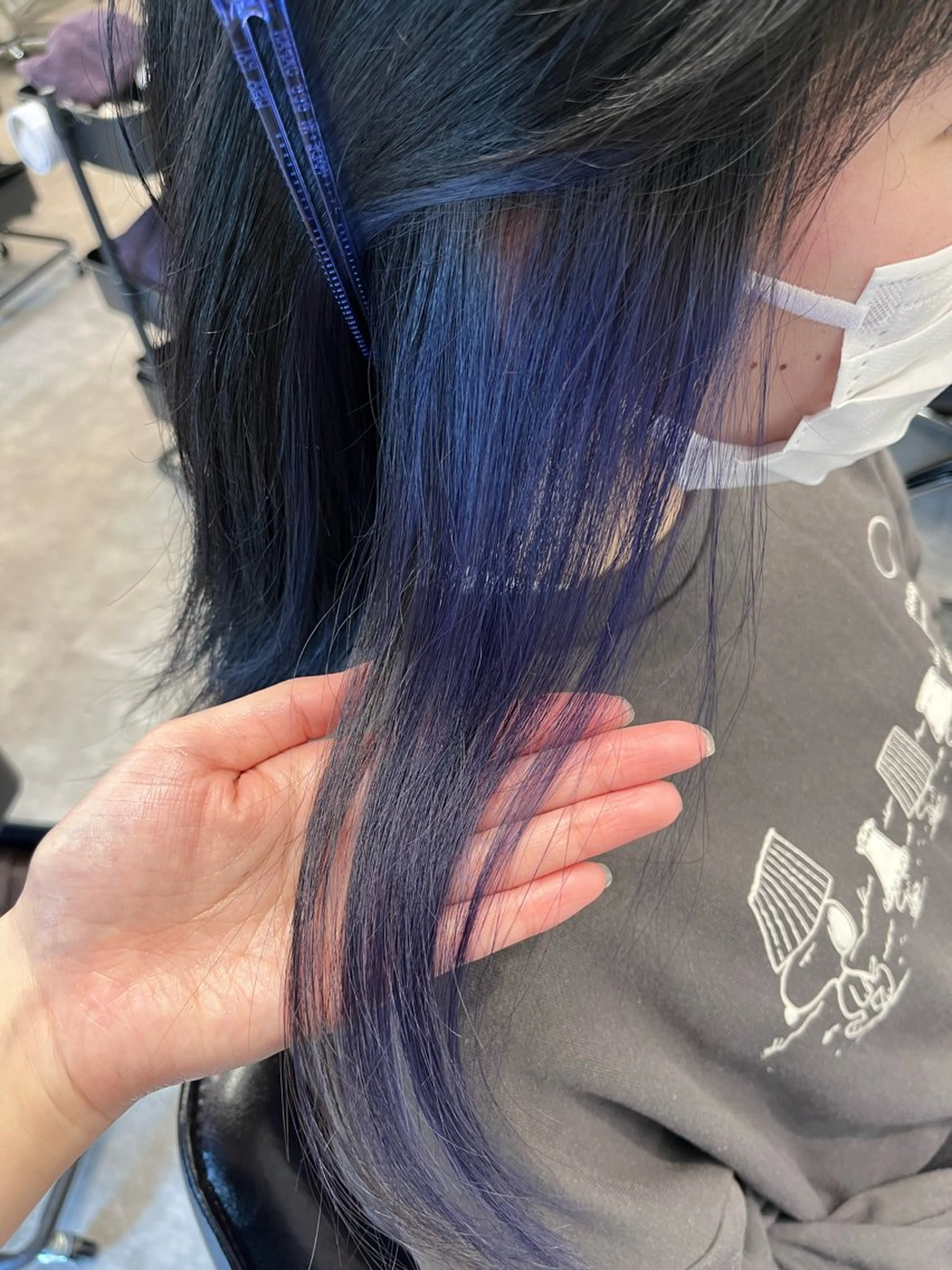 カラー イヤリングカラー ボブ/透明感カラー/ 髪質改善/🌙/ルナのヘアスタイル