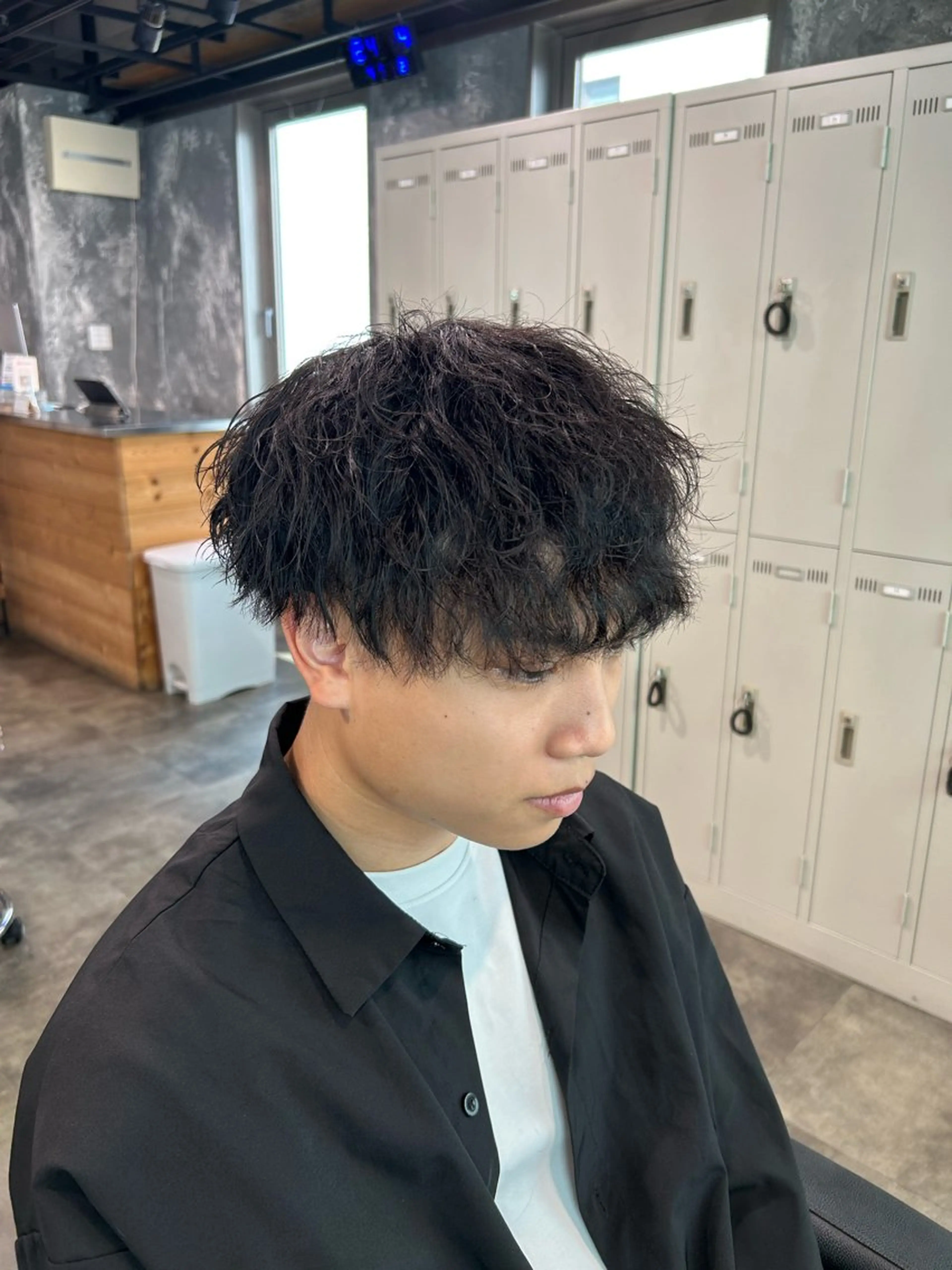 メンズ メンズパーマ カット パーマ メンズ特化美容師 💠チナツのヘアスタイル