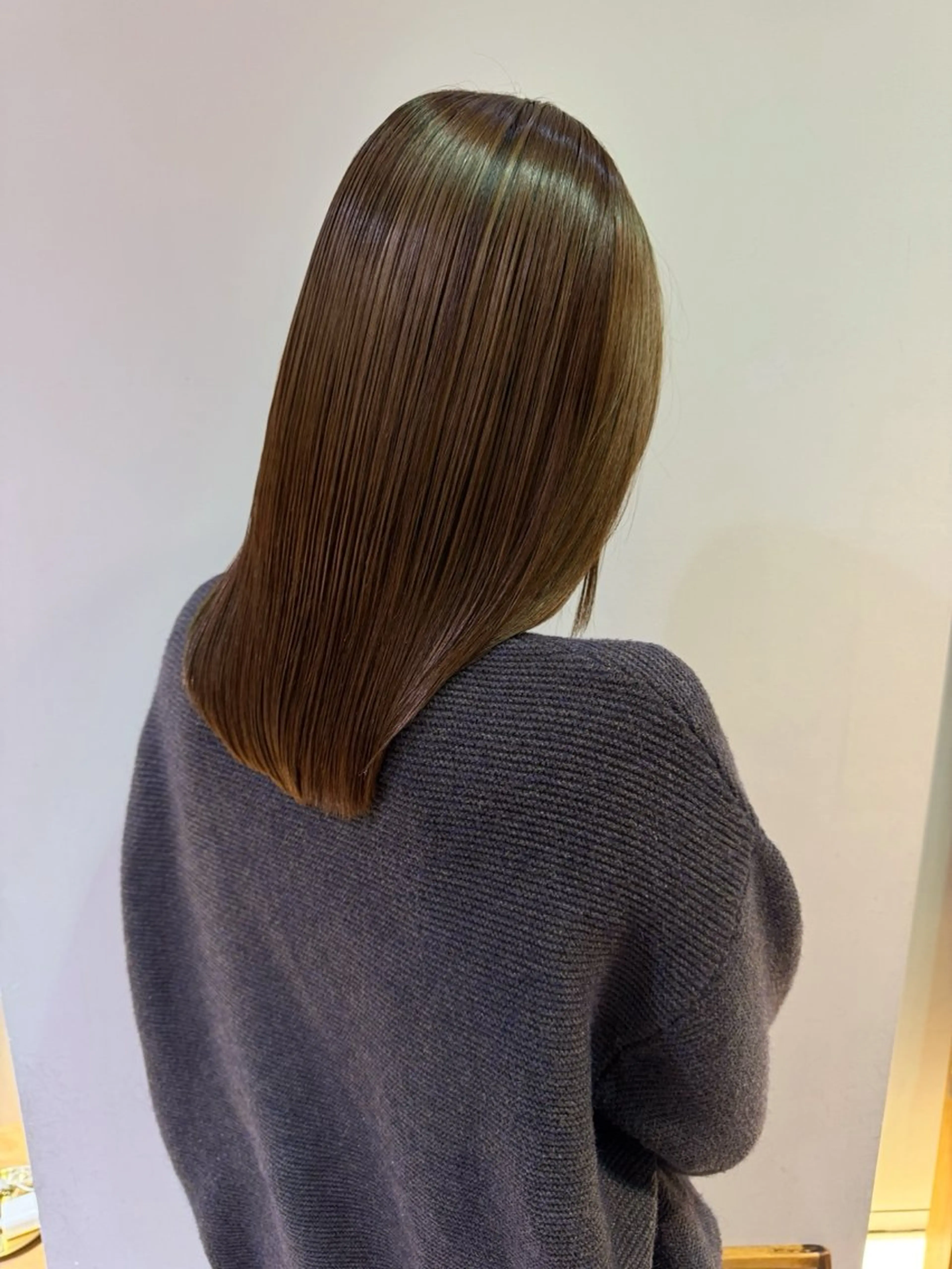 カラー ヘアカラー トリートメント 杉田 優月のヘアスタイル