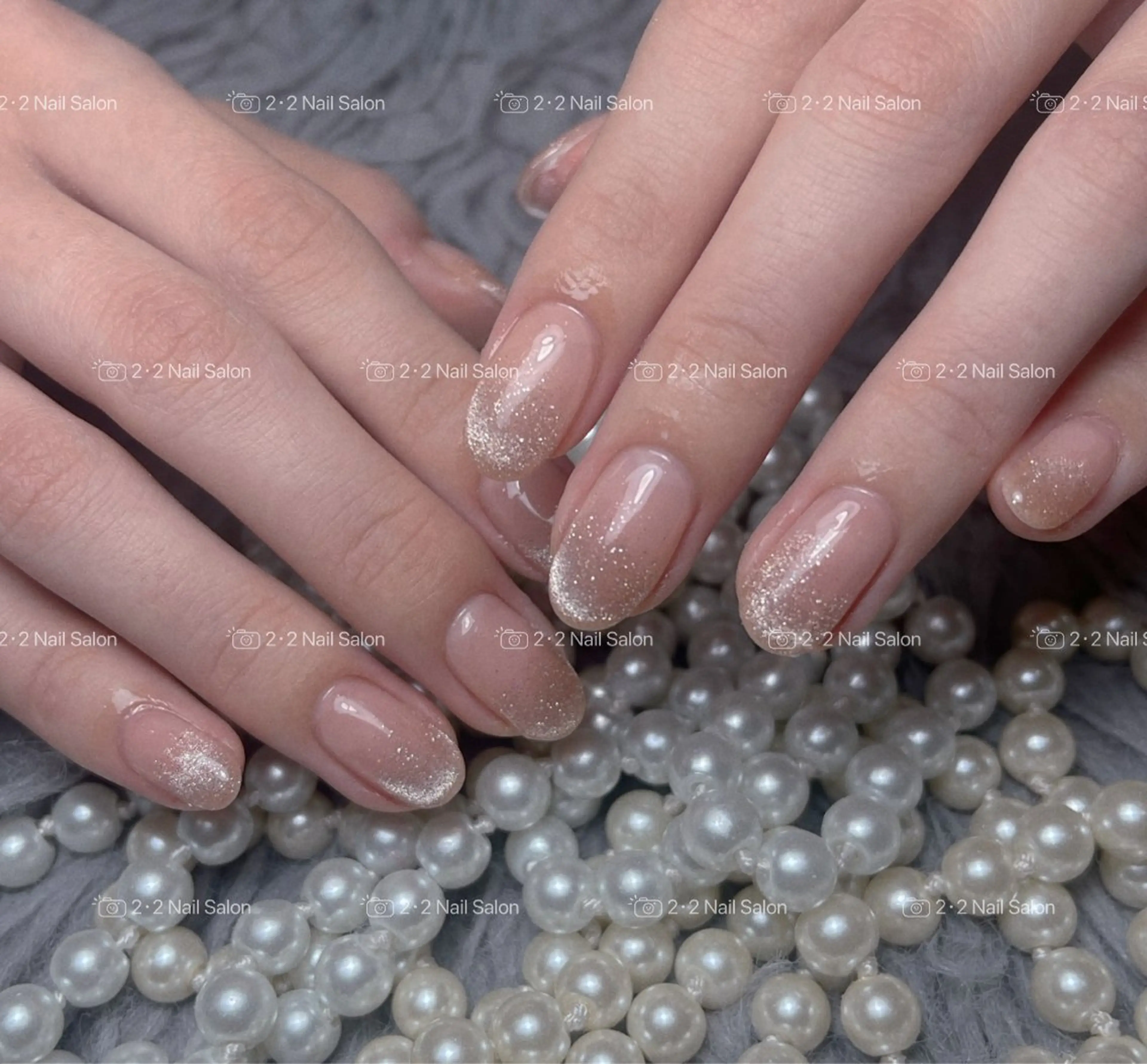 ネイル ハンドネイル 🦋y y Nail 🤍のネイルデザイン