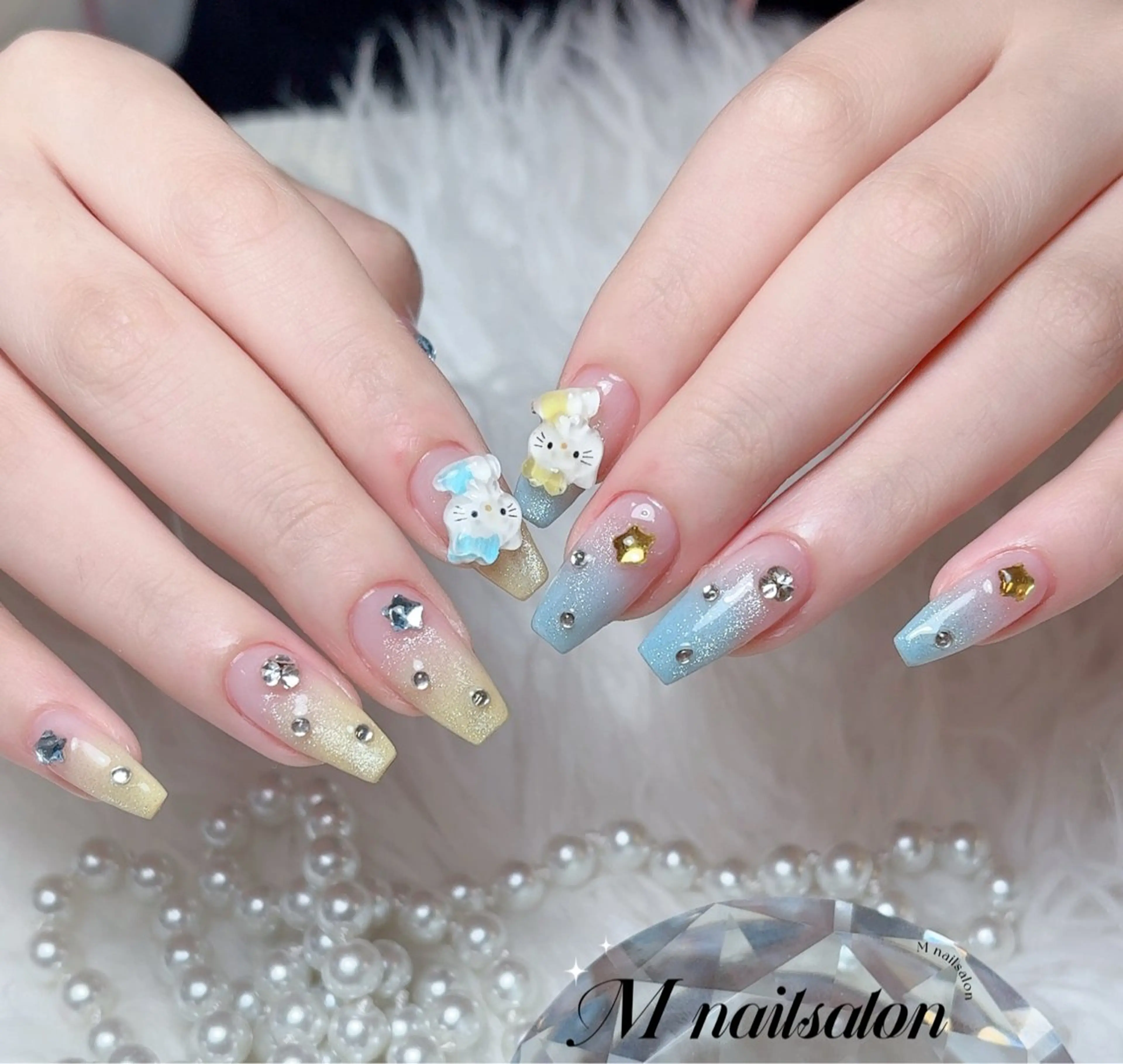 ネイル M🌷nail 長さだし専門店のネイルデザイン