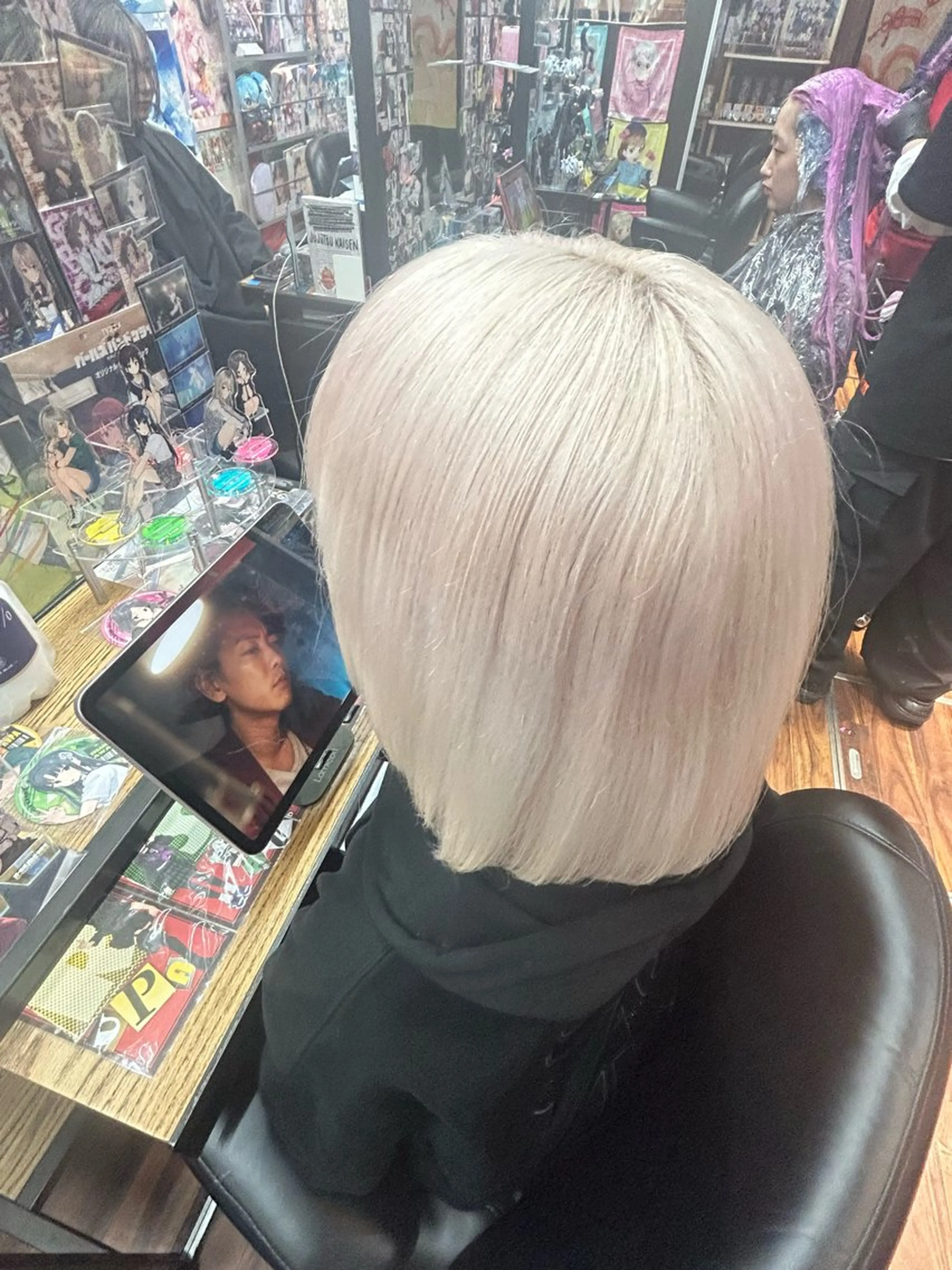 カラー 地雷系/サブカル/ ハイトーン/がーたんのヘアスタイル