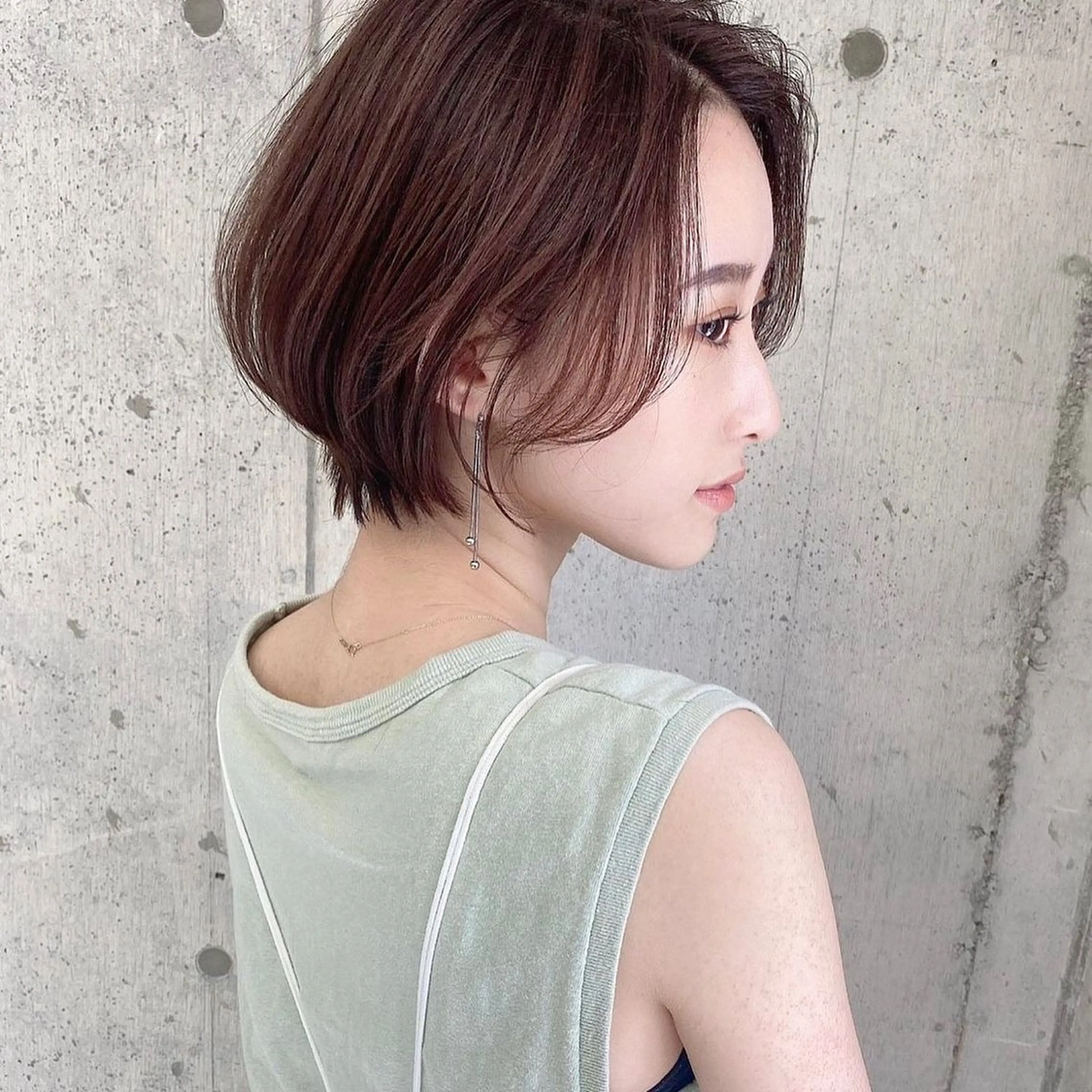 ショート カラー カット ヘアカラー トリートメント 韓国ヘア/髪質改善 /Harunaのヘアスタイル