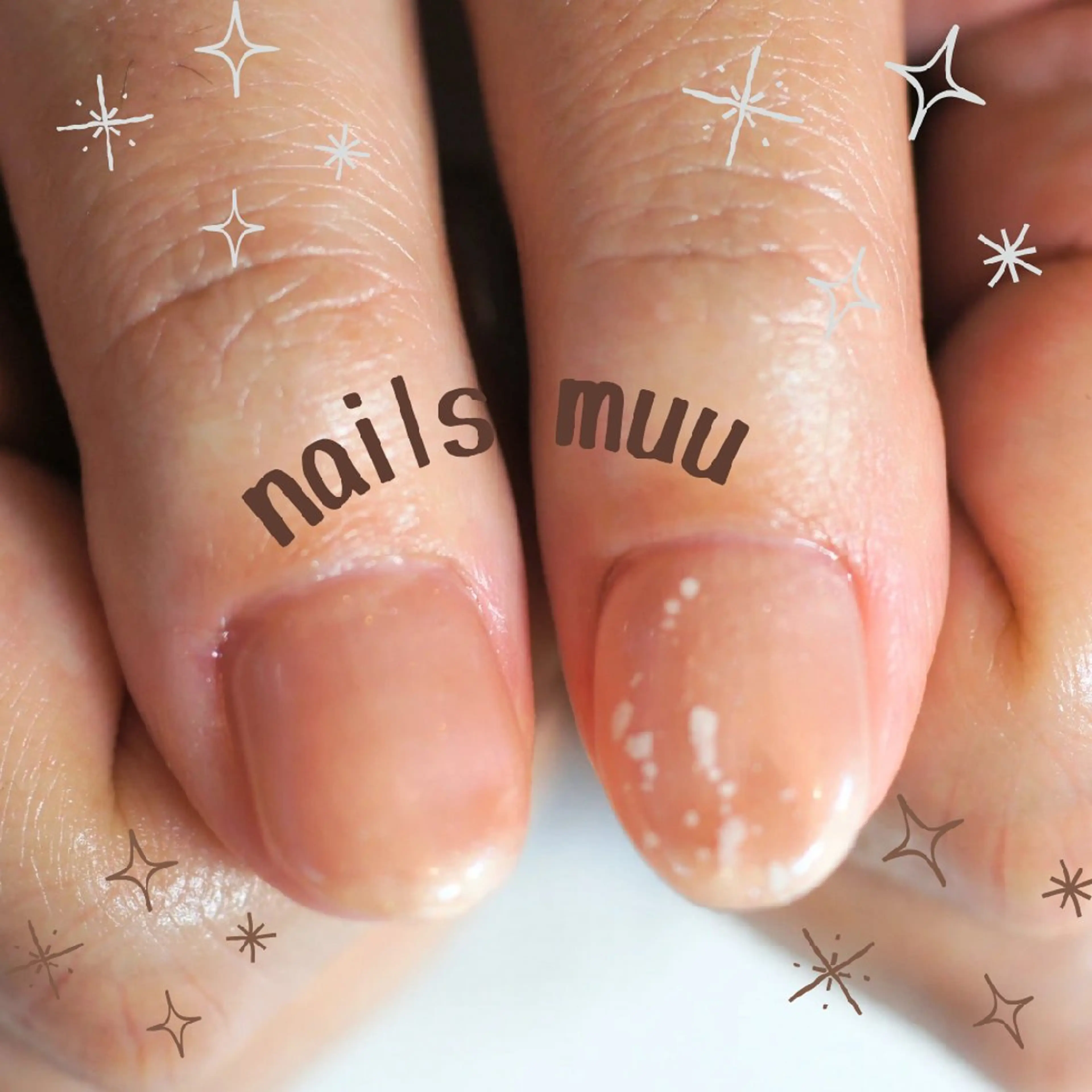 ネイル オフィスネイル ピンク 春ネイル ハンドネイル nails muu まゆのネイルデザイン