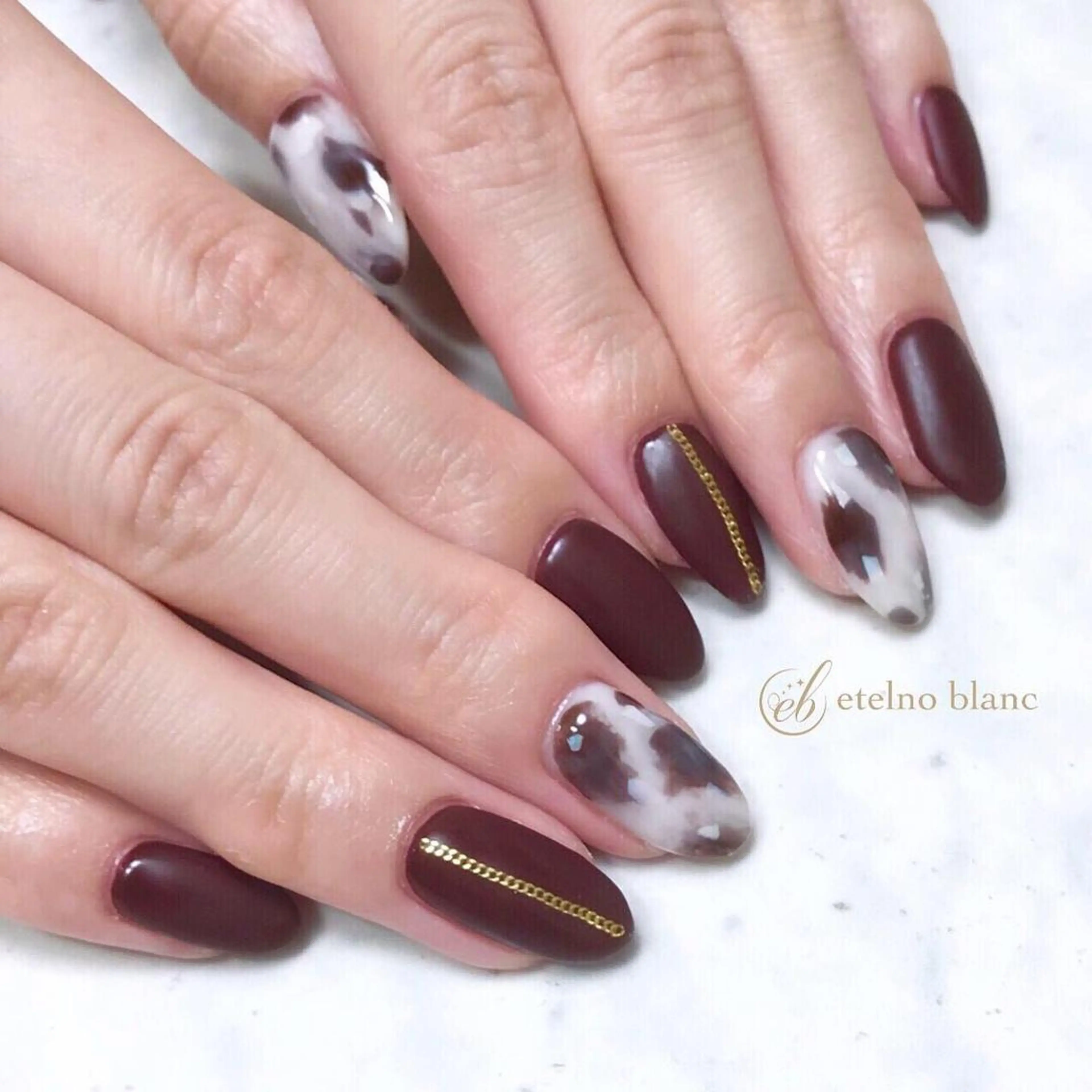ネイル etelno blanc中目黒のネイルデザイン