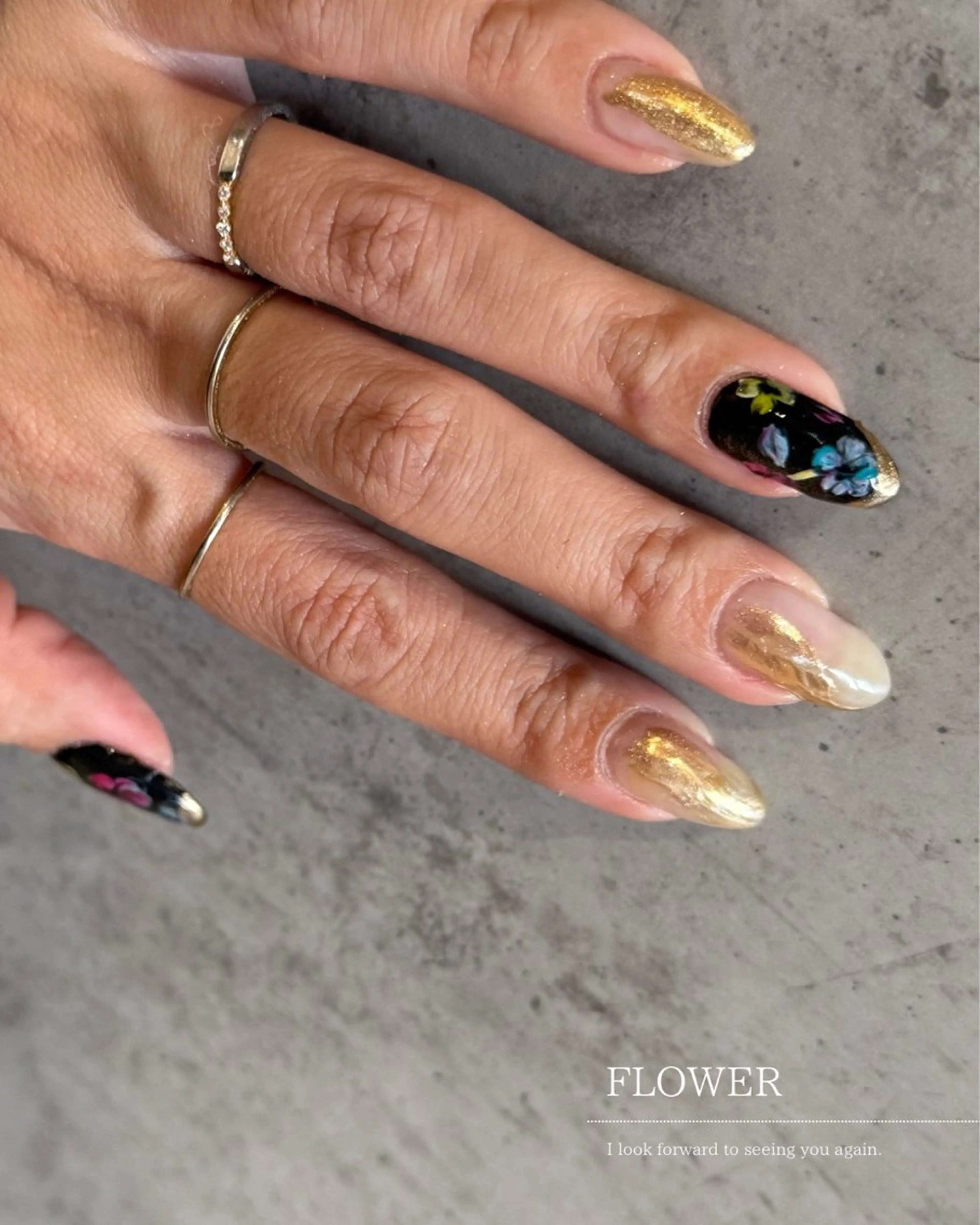 ネイル アートネイル フラワーネイル フレンチネイル ジェルネイル キラキラネイル Seemly 千田町店所属・フラワーパラジェル 🌸シームリーエミのネイルデザイン