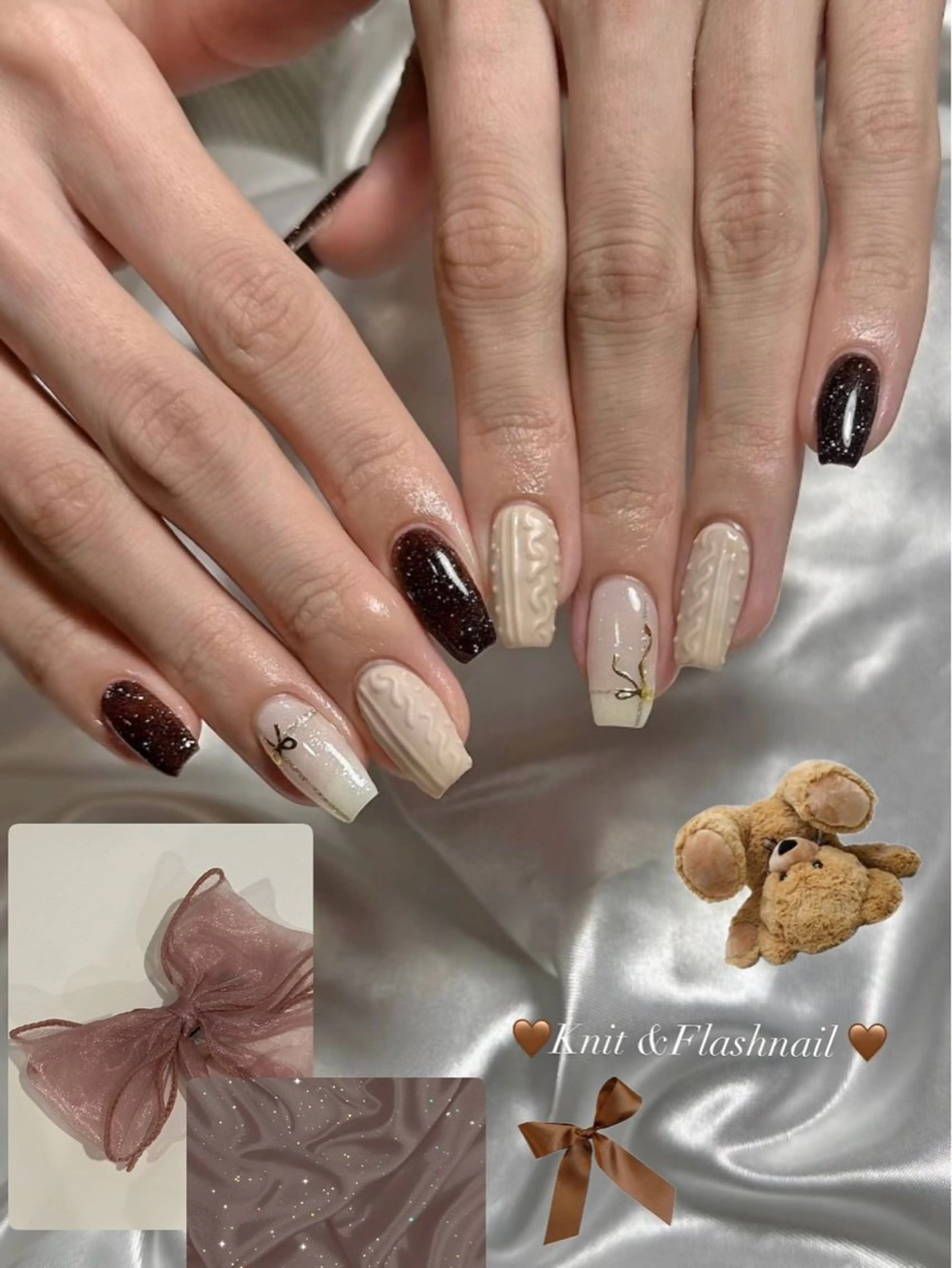 ネイル tsuki🎀ワンホ ン🍒ガーリー🪄のネイルデザイン