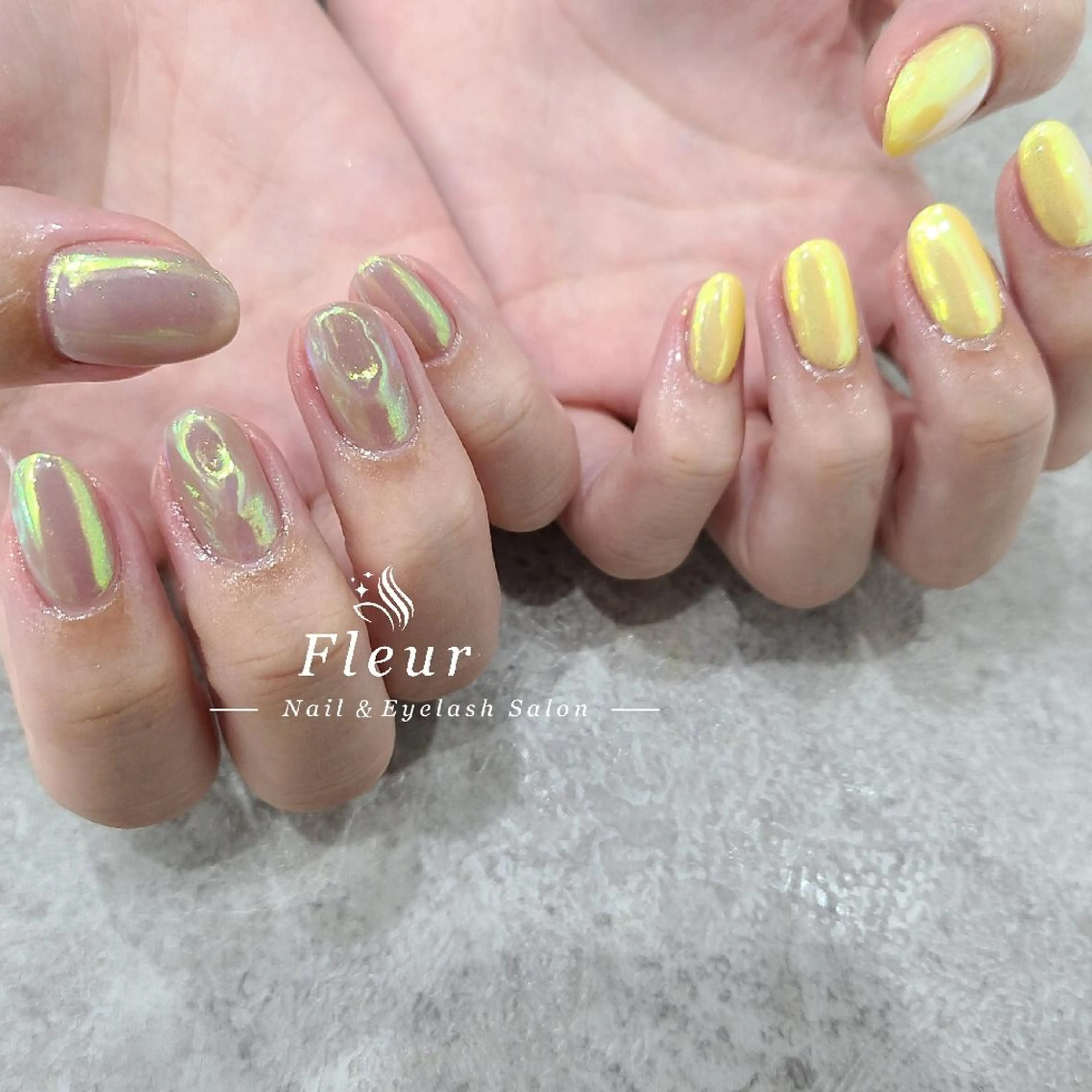 ネイル ミラーネイル nail&eye ♡Fleur♡のネイルデザイン