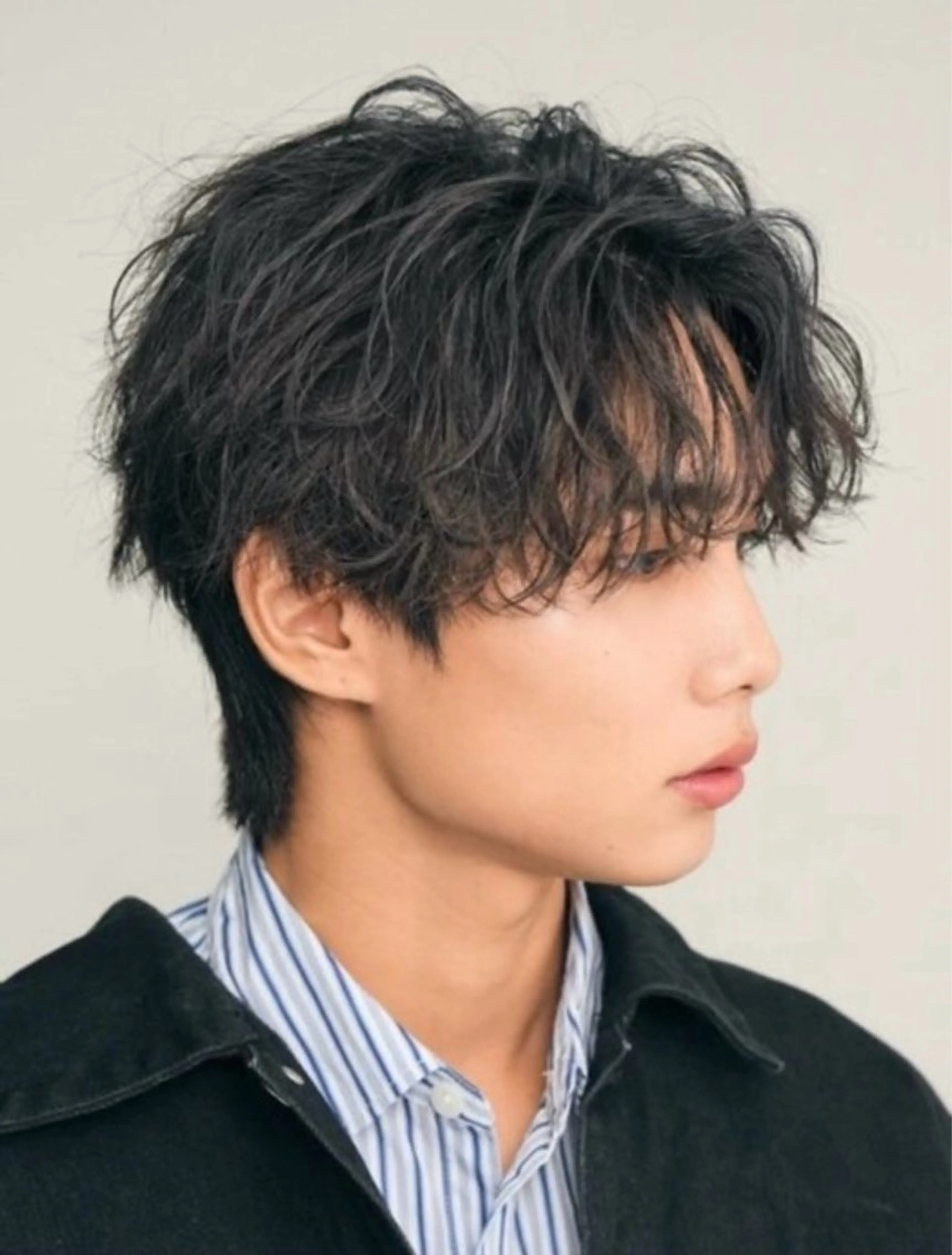 ショート パーマ メンズ カット パーマ fifth 原宿　【フィフス】所属・fifth/メンズ パーマ/川﨑泰就のヘアスタイル