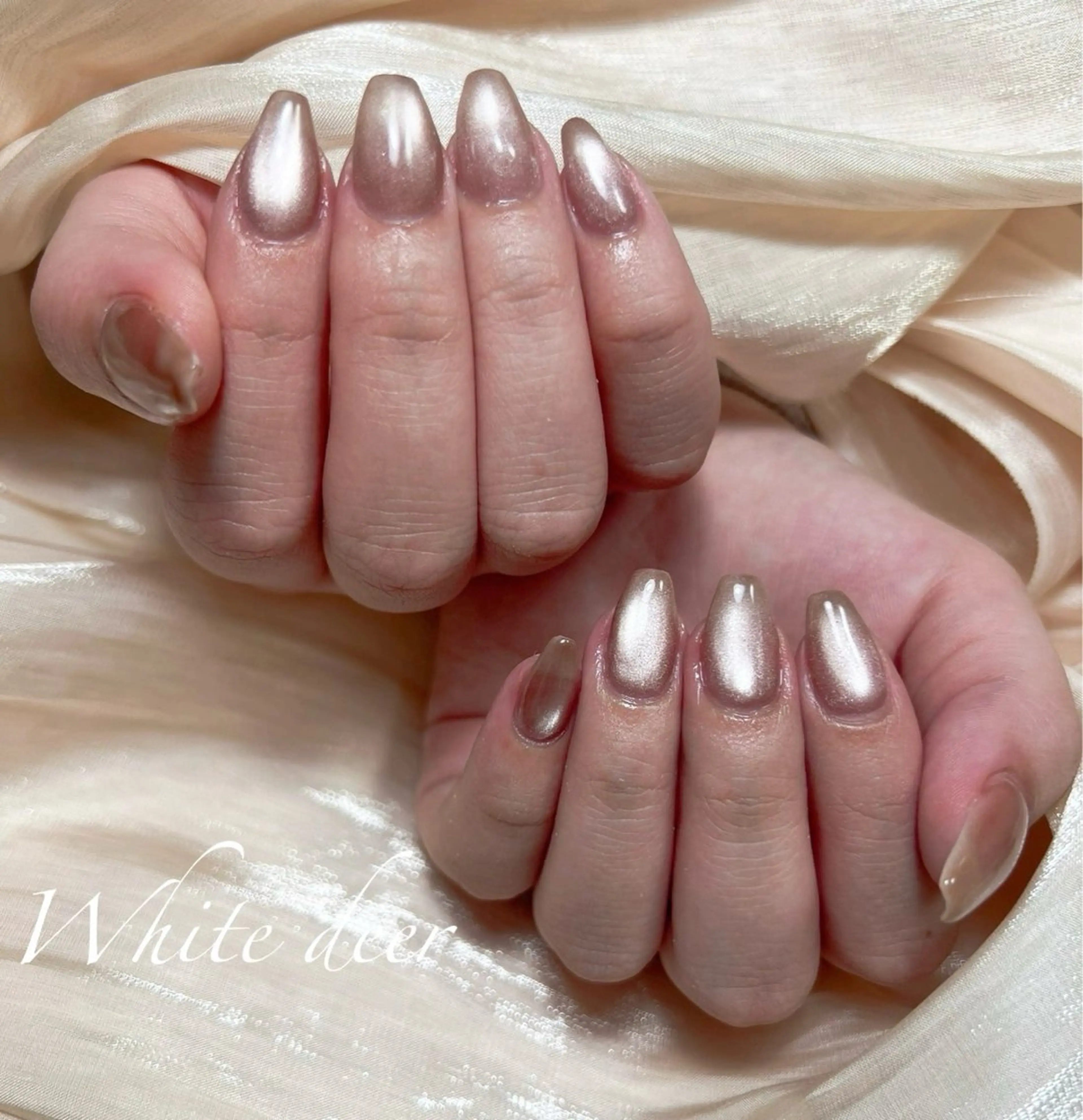 ネイル ハンドネイル White dear fujiwaraのネイルデザイン