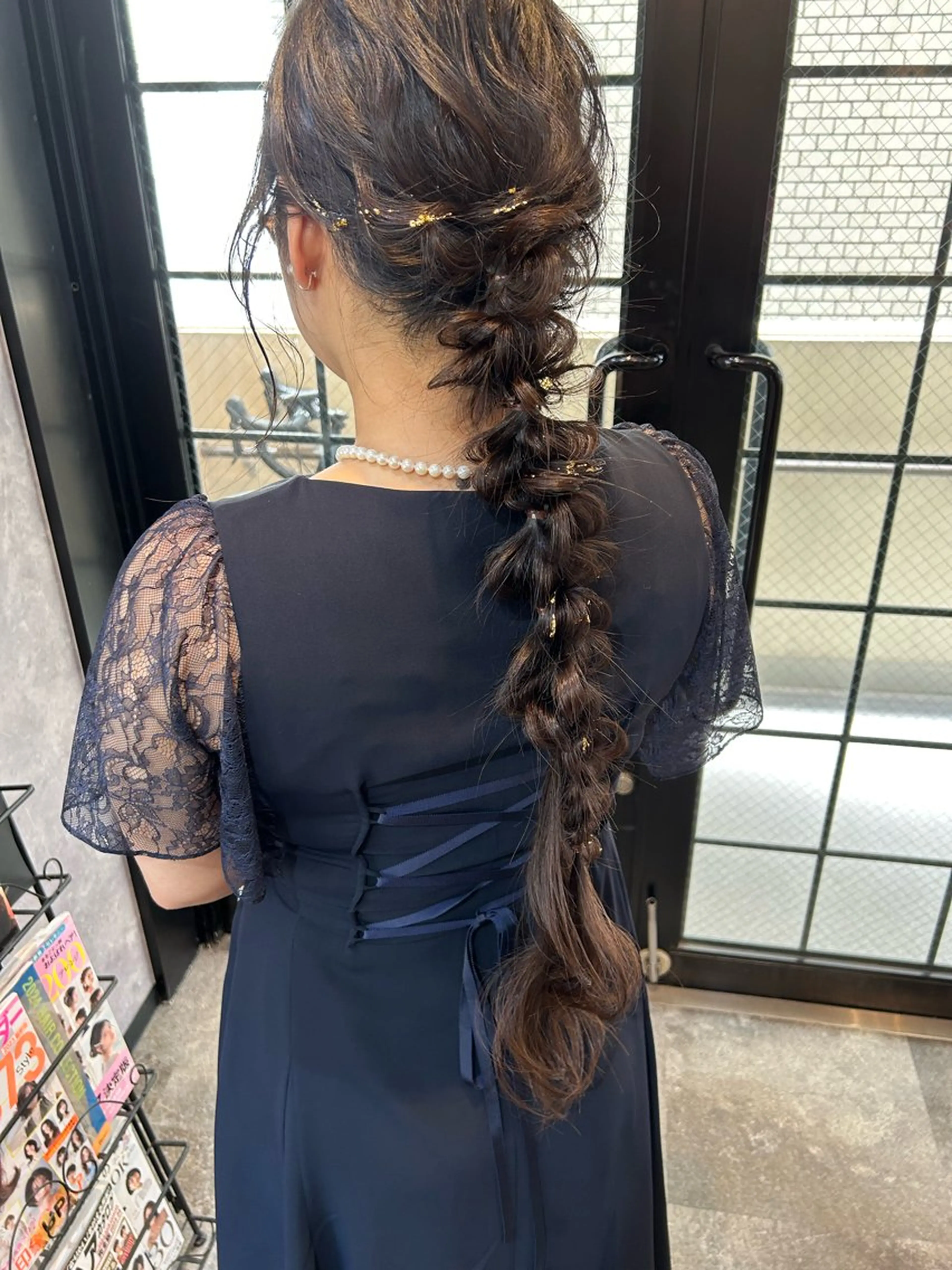 ロング ヘアアレンジ ロング ヘアセット 飯塚 沙衣のヘアスタイル