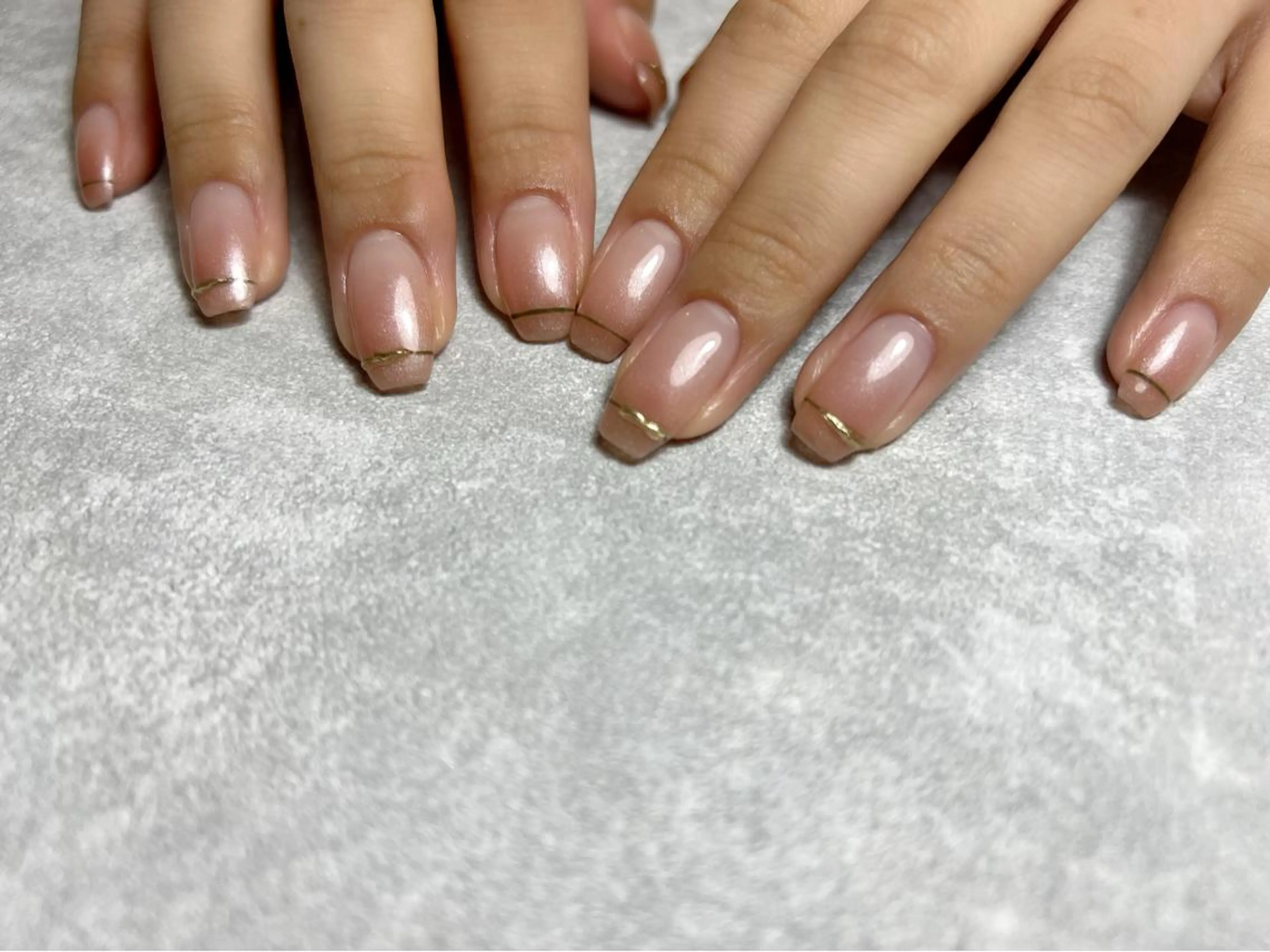 ネイル ジェルネイル 持ち込み ニュアンスネイル パラジェル シンプルネイル kichi･:* みじゅのネイルデザイン