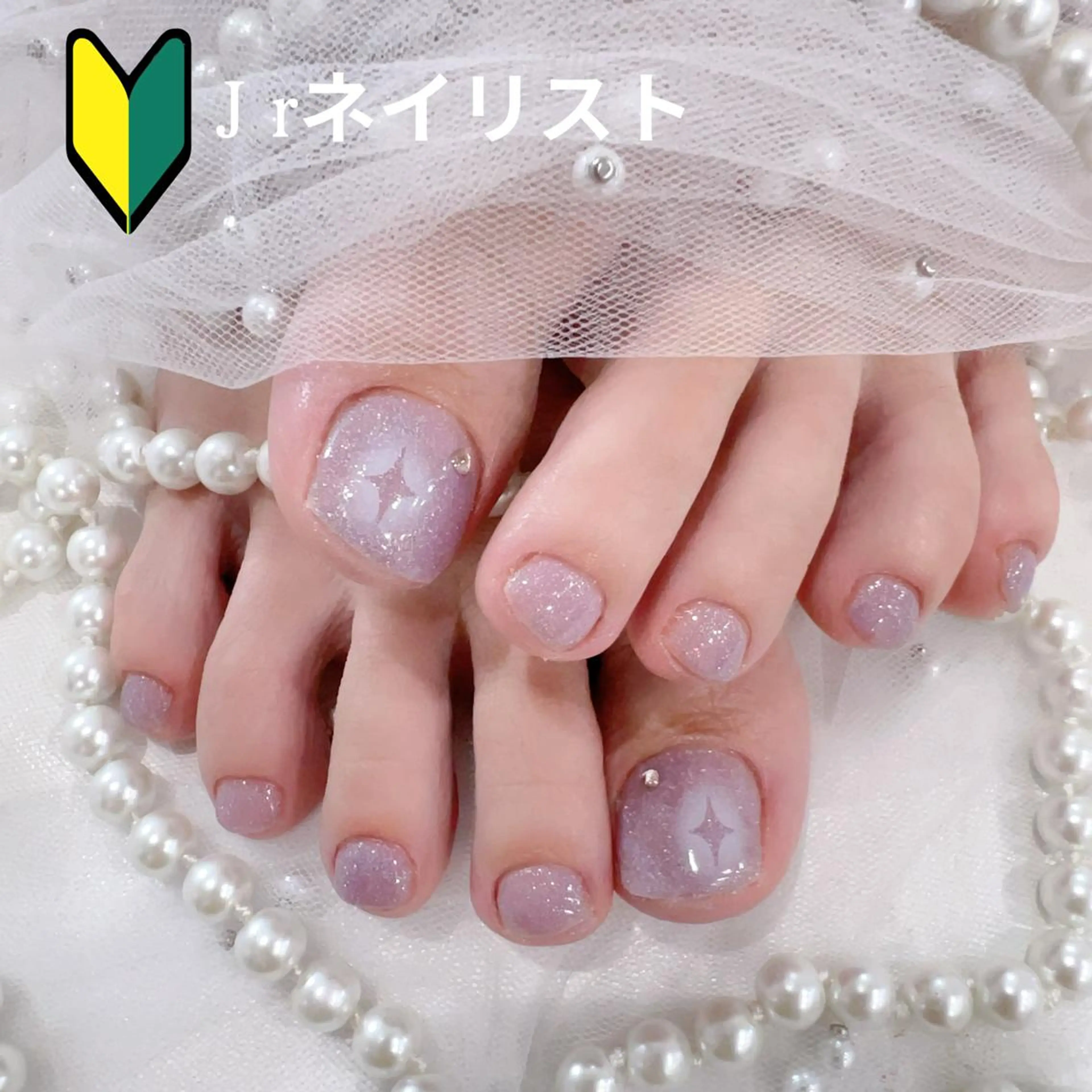 【FOOTオフ無し】定額2本アート［フットバス込み］の写真