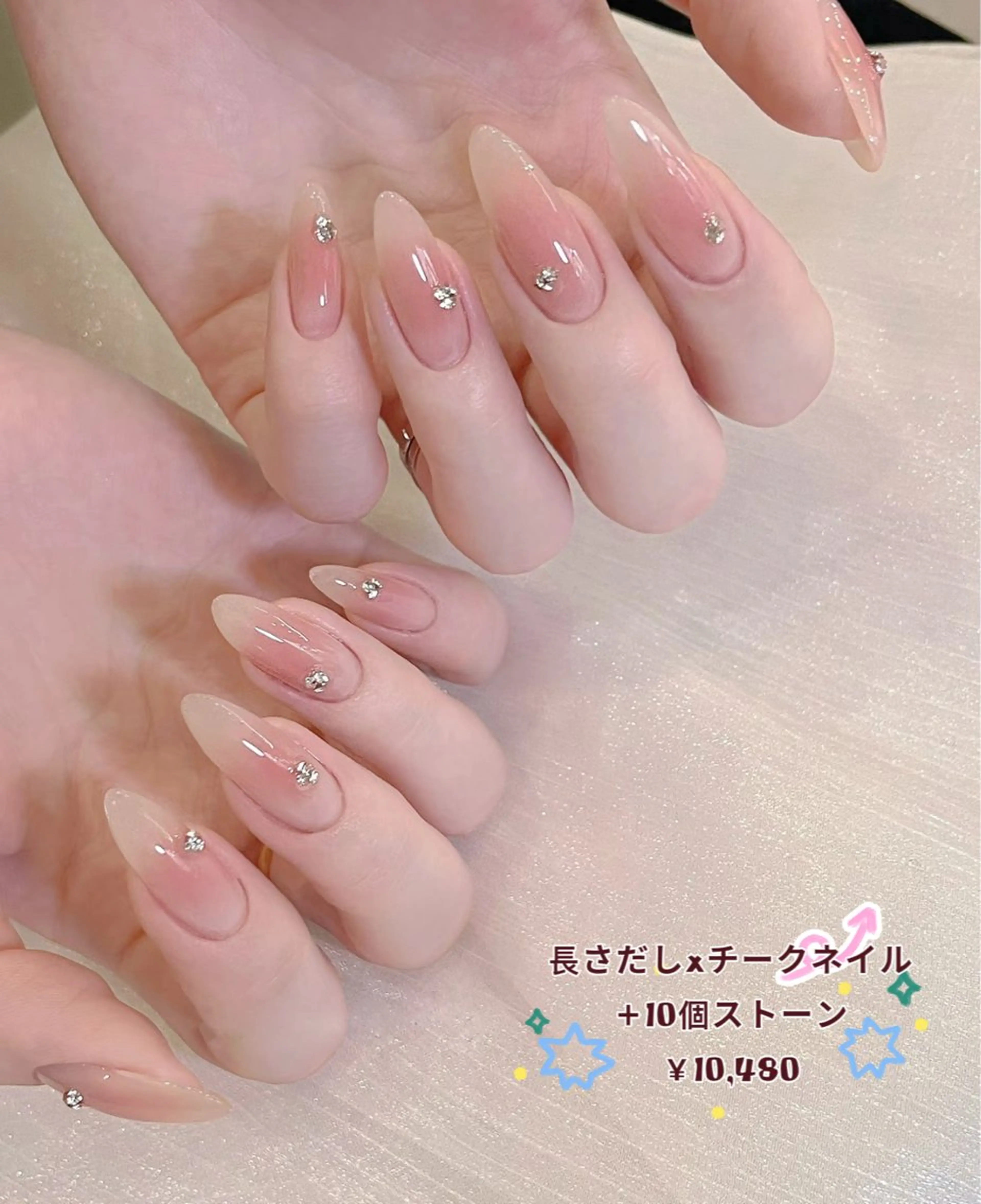 ネイル ハンドネイル ラベンダー💖日暮里 ルル💖ネイルのネイルデザイン