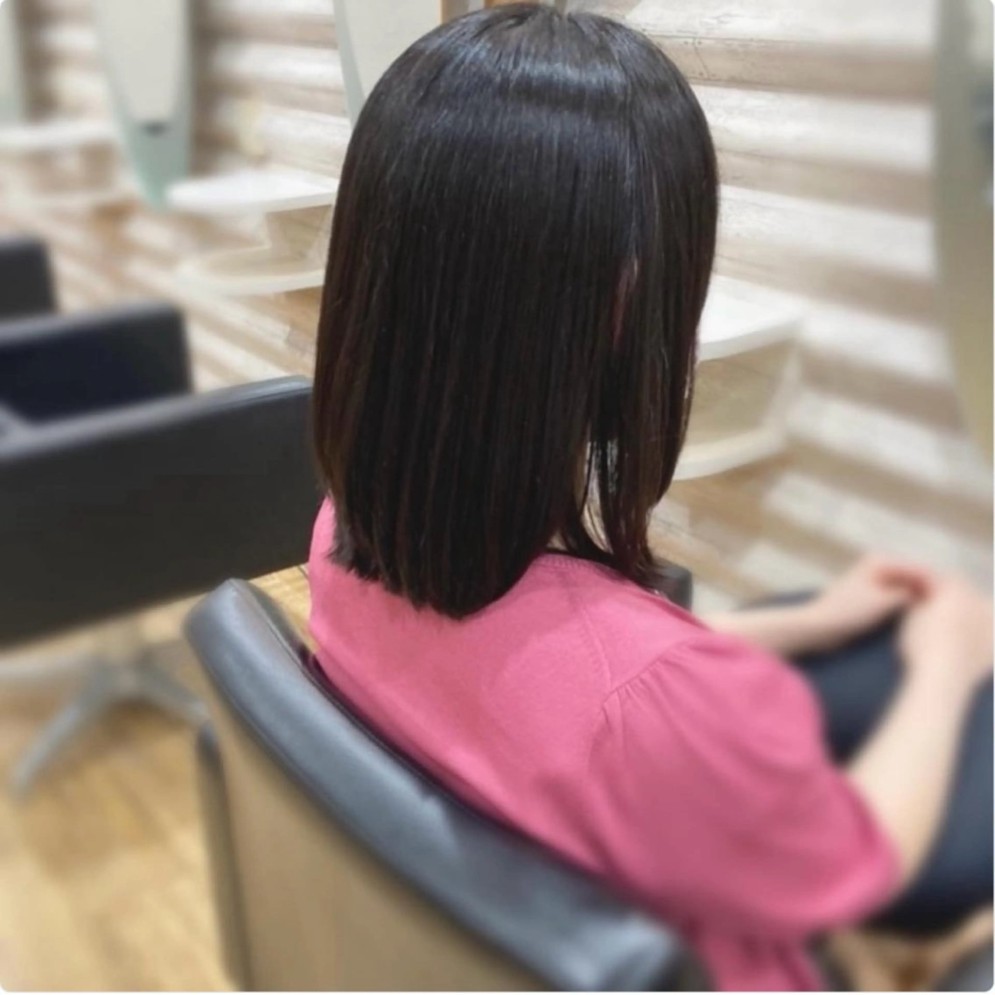 セミロング カラー 髪質改善 カラーダメージが艶々 『ケア特化店』KONのヘアスタイル