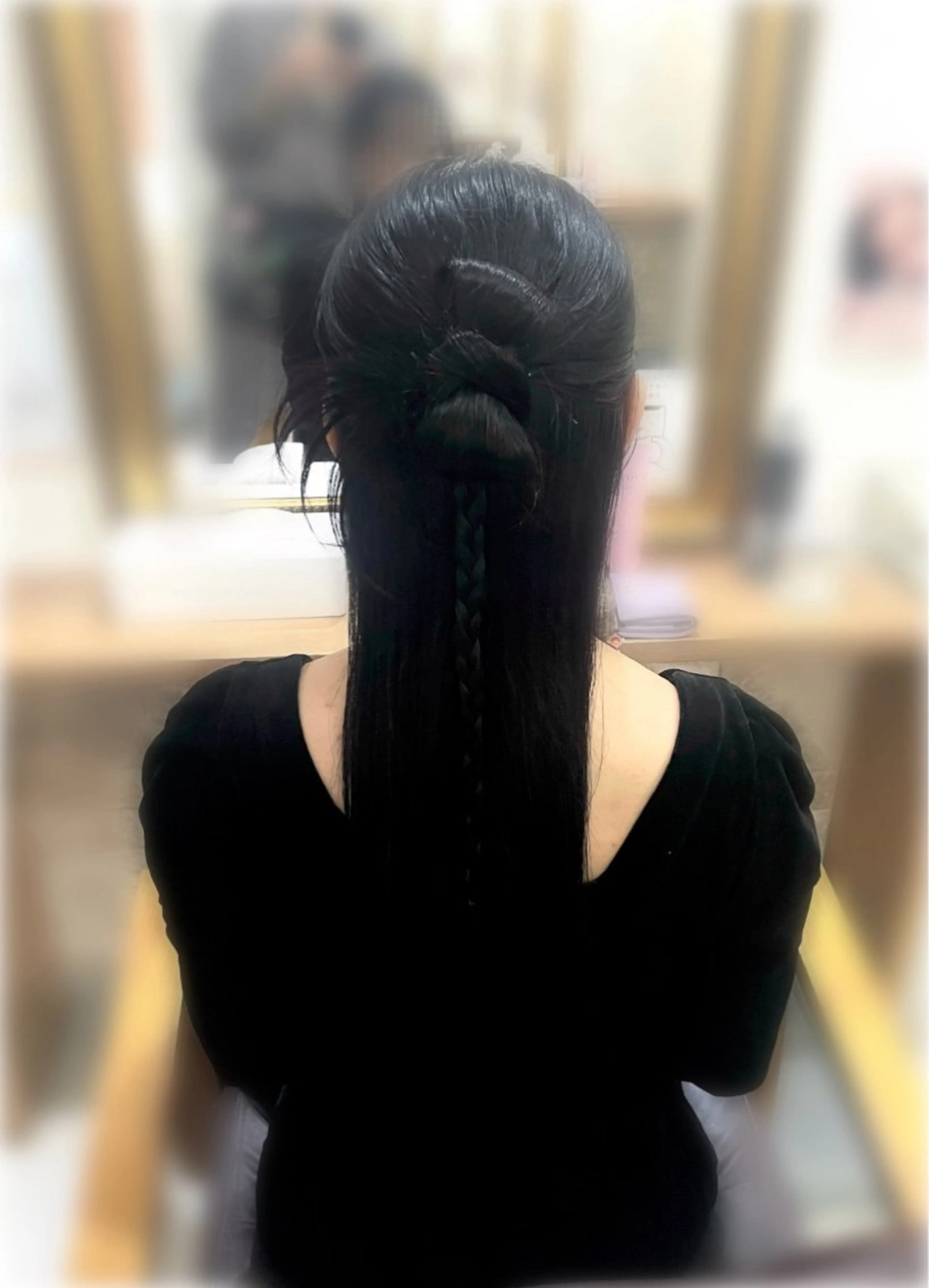 ロング ヘアアレンジ セットサロンCURE YUKIOKAのマツエク・マツパデザイン