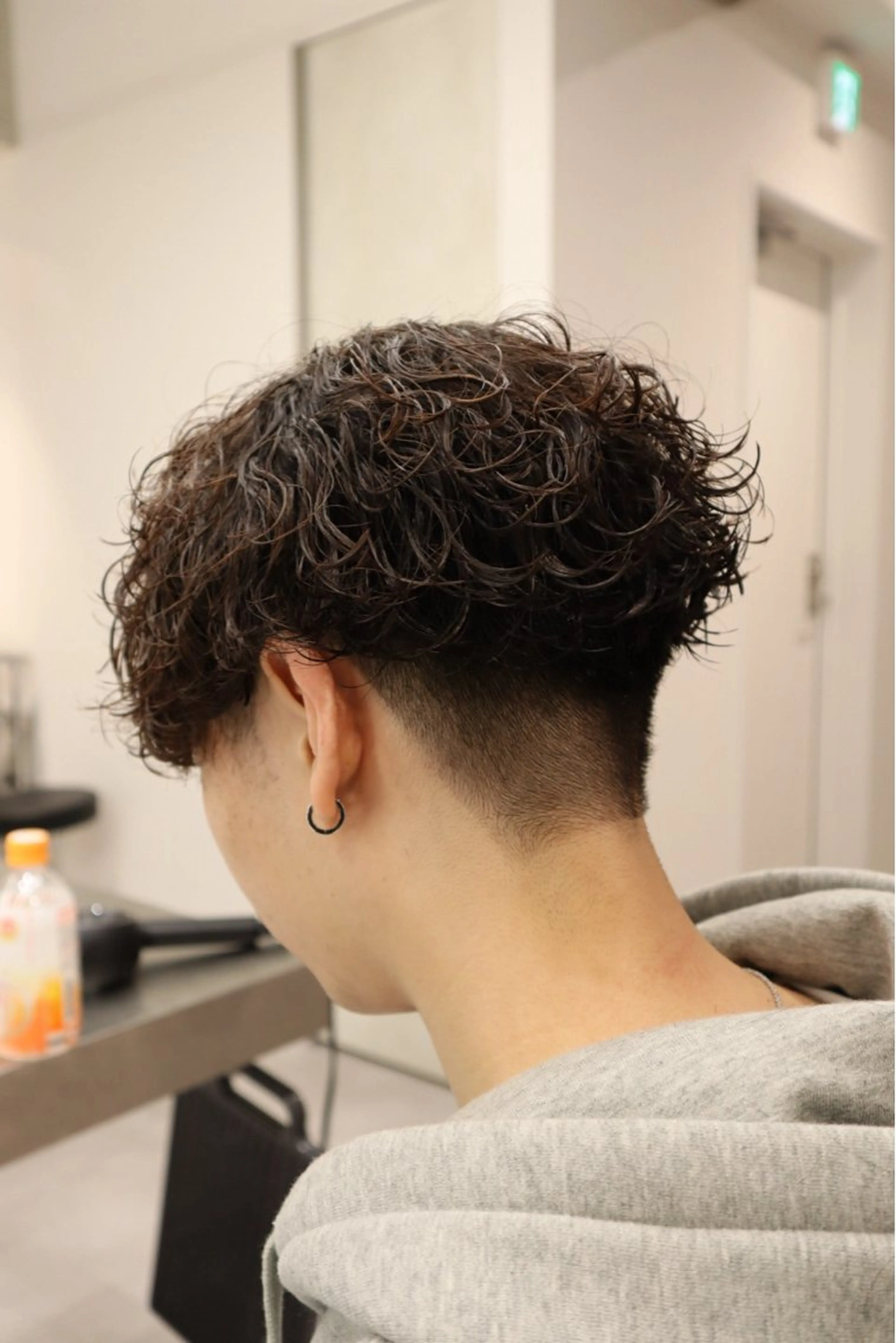 ショート パーマ メンズ カット パーマ トリートメント ヘアセット メンズ特化   西野 晴紀のヘアスタイル