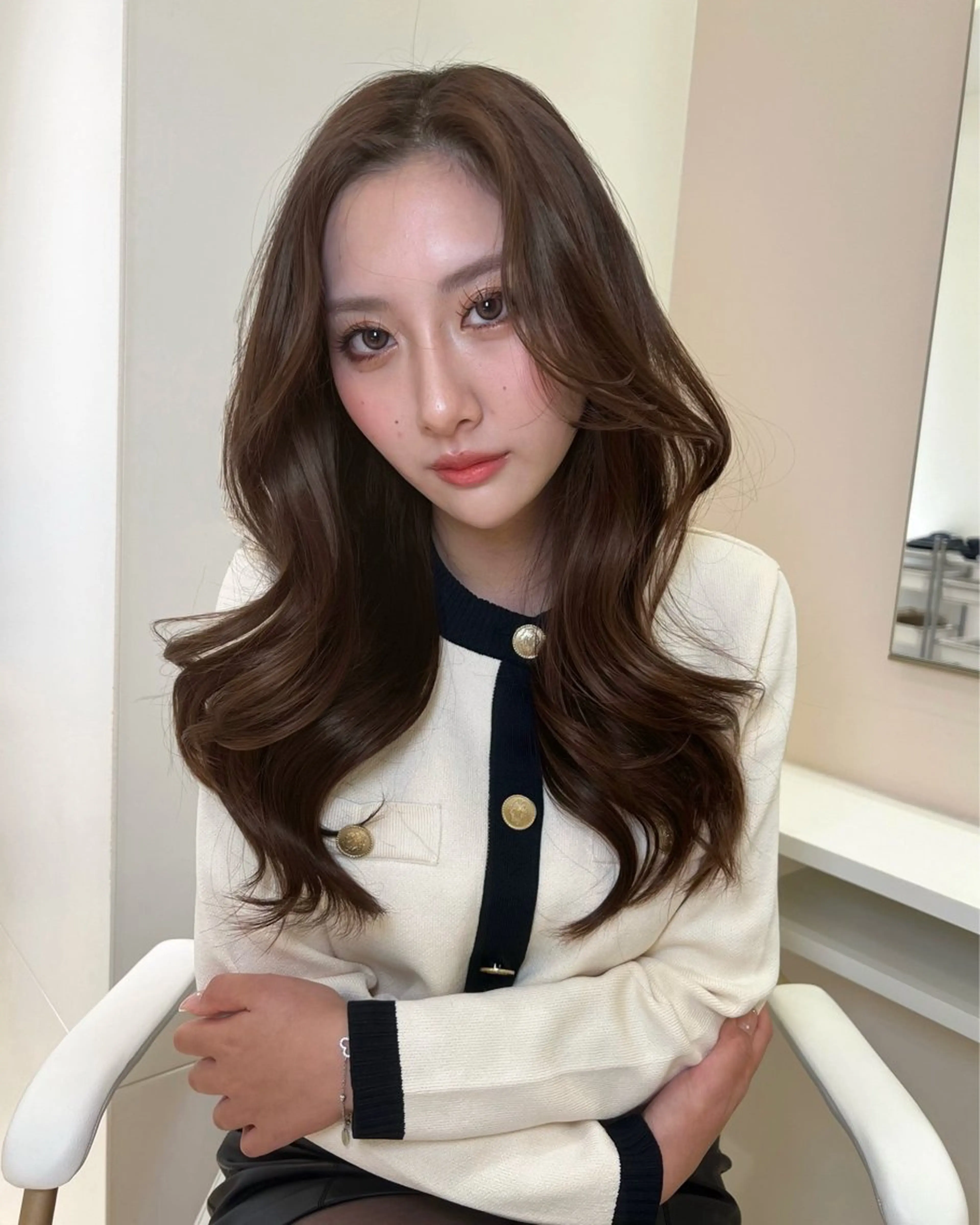 ロング カラー Parve  Mix /板野妃莉のヘアスタイル