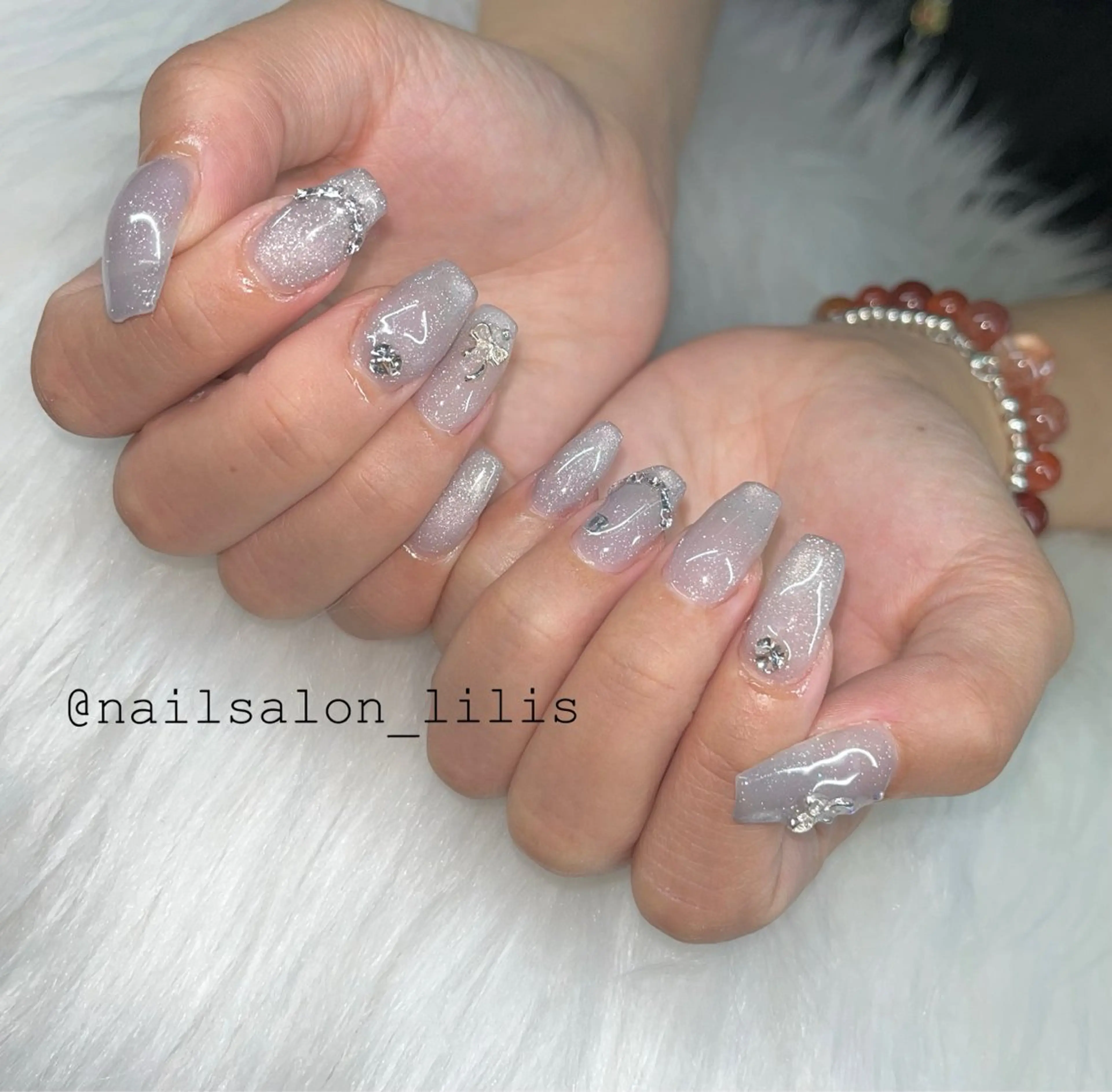ネイル マグネットネイル ハンドネイル nailsalon lilis所属・nailsalon Lilisのネイルデザイン