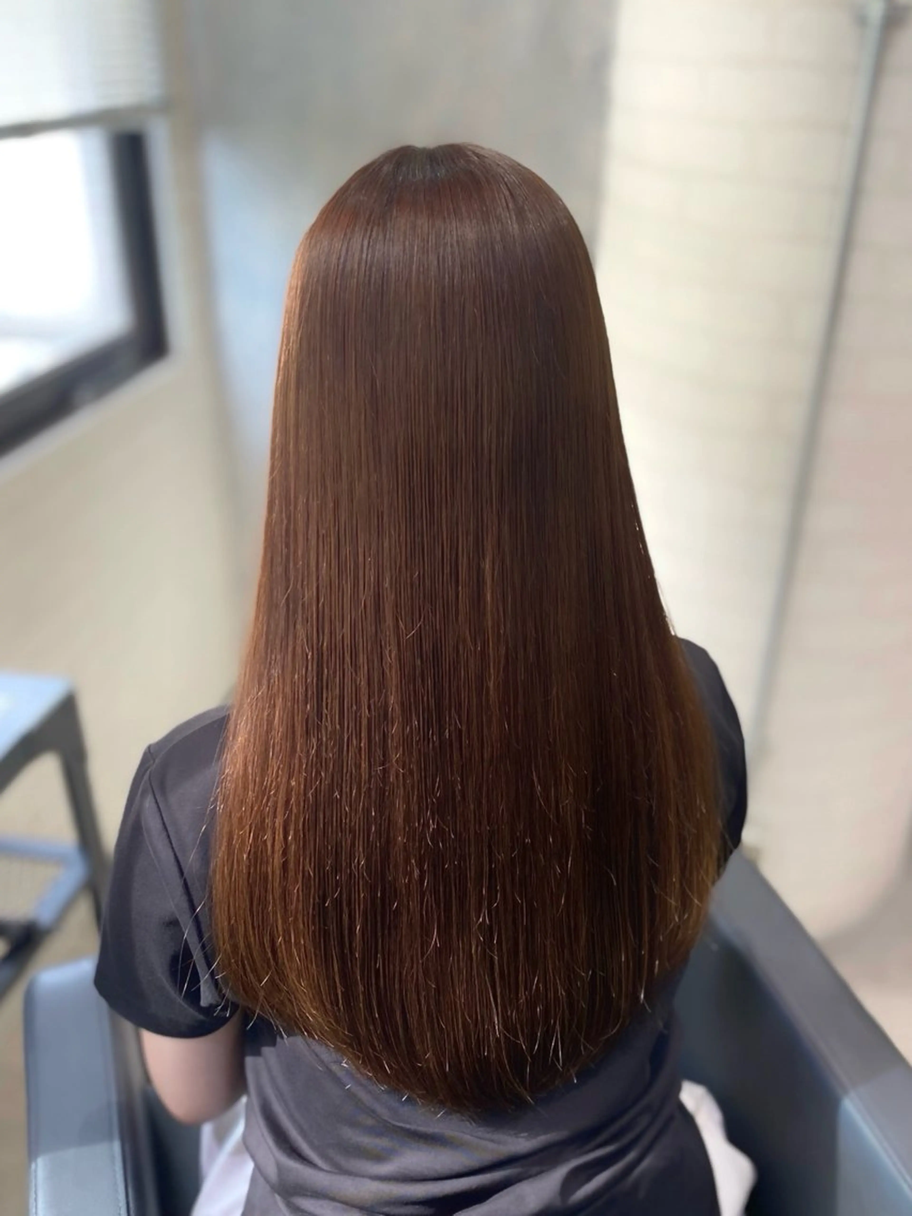 ロング カラー ブラウンカラー 透明感カラー ナチュラルブラウン カット ヘアカラー トリートメント shiori /艶髪 /顔周り/髪質改善のヘアスタイル