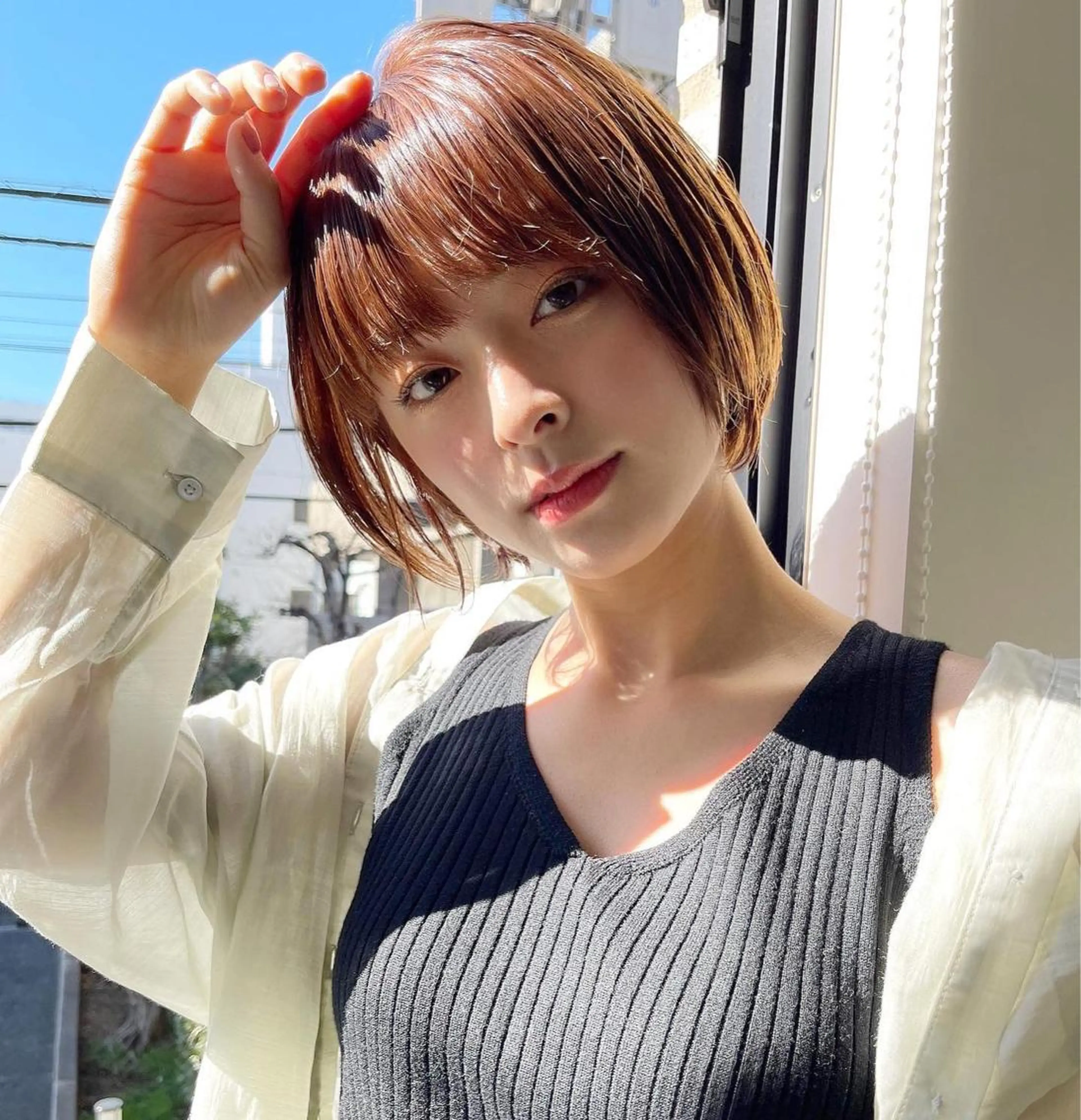 ショート カット ヘアカラー トリートメント 錦糸町カットの匠 AKIRA店長のヘアスタイル