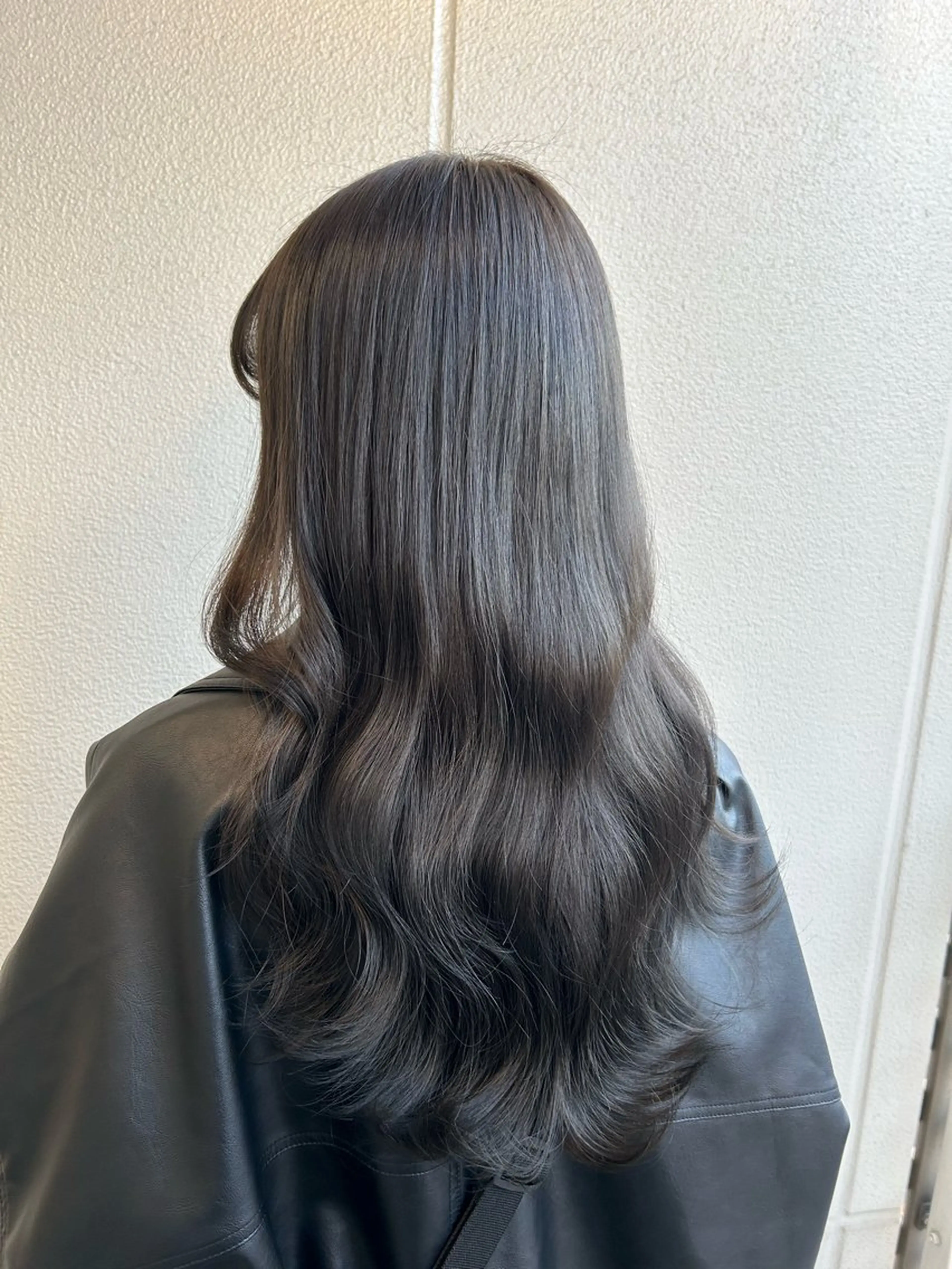 ロング カラー ヘアアレンジ グレージュ 《暖色/韓国レイヤー 》🇰🇷桑原ユキネのヘアスタイル