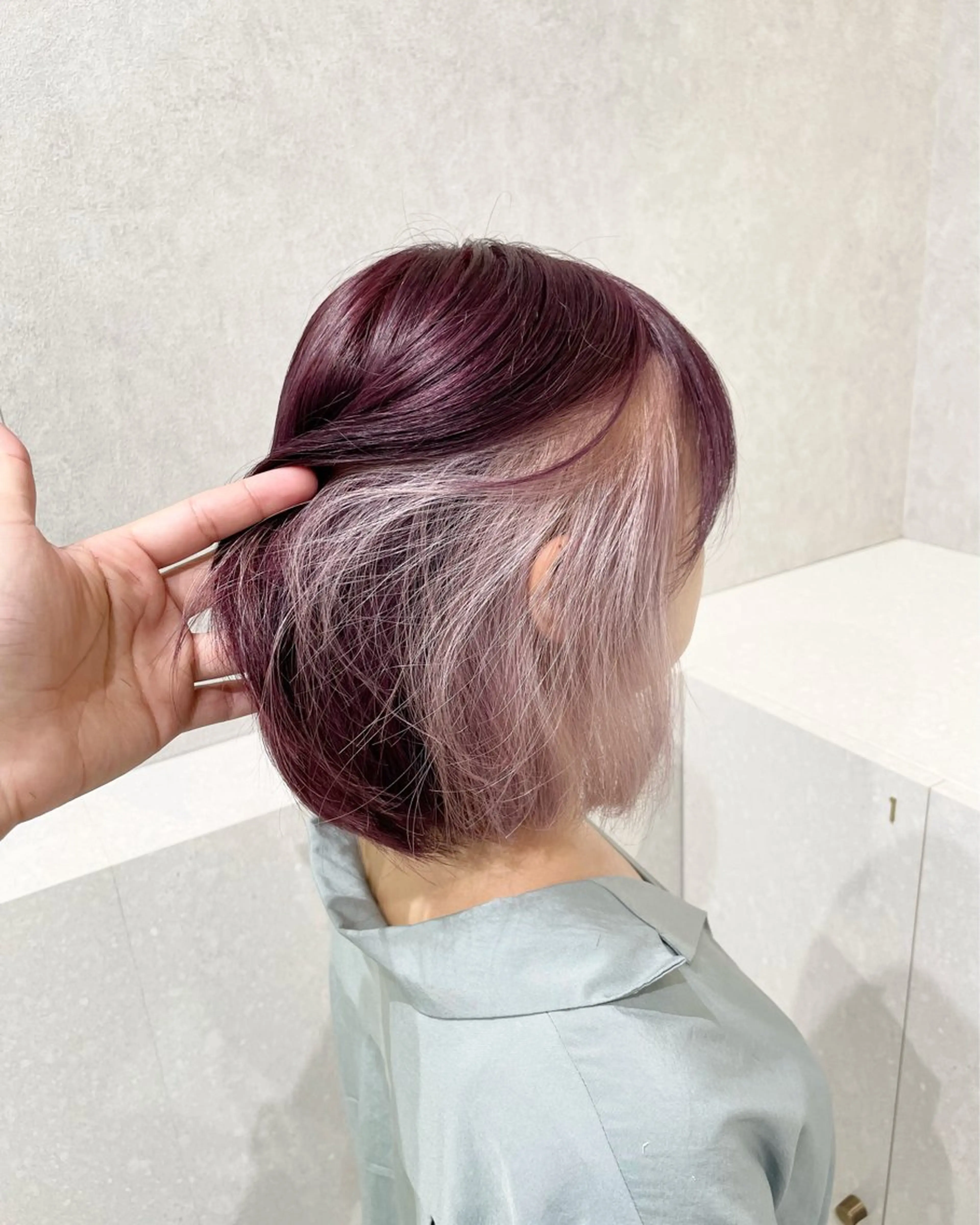 ミディアム カラー カット ヘアカラー トリートメント 韓国ヘア🇰🇷艶髪 カラー/yui‎💎のヘアスタイル