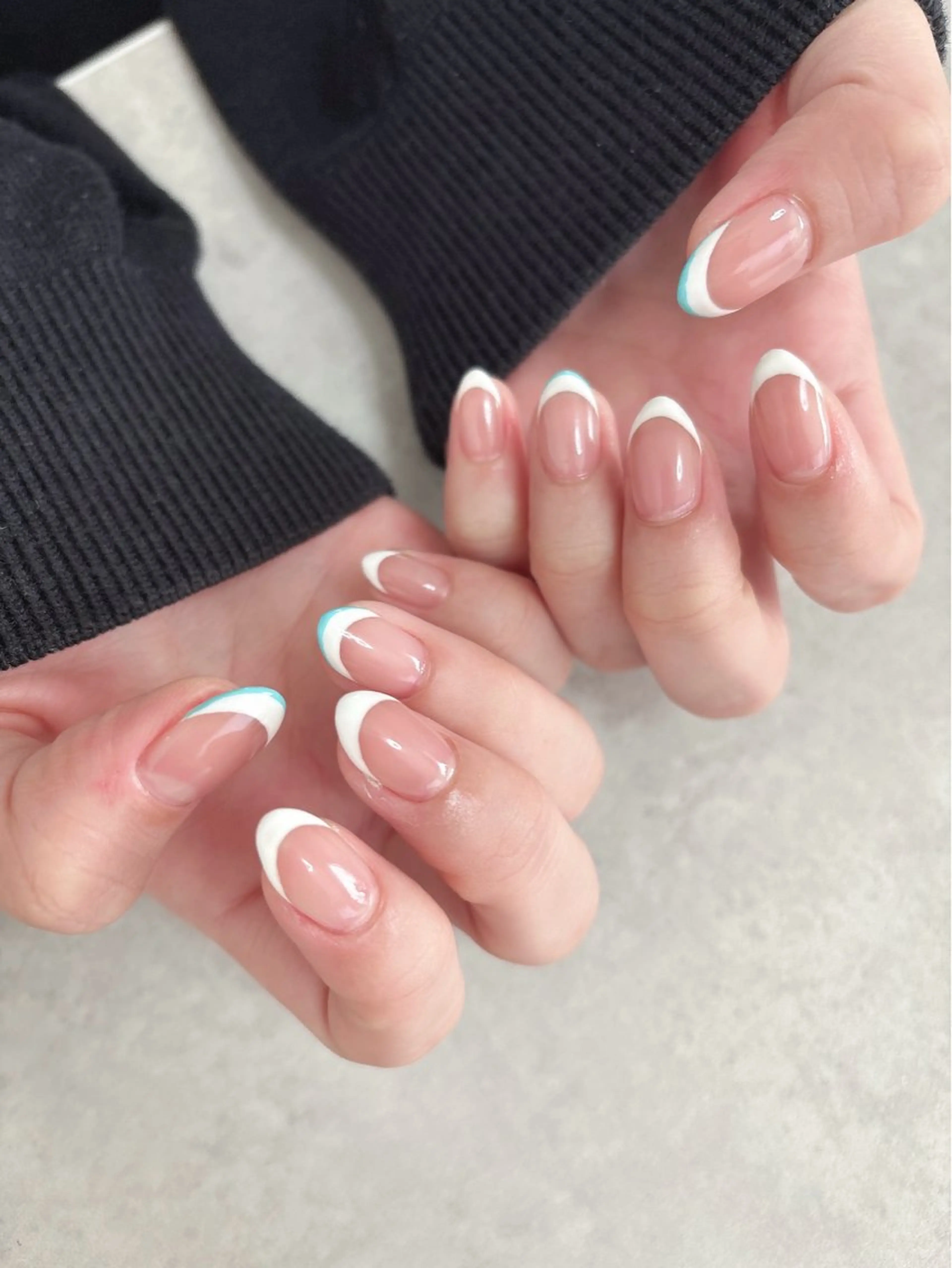 ネイル フレンチネイル ハンドネイル ハンドケア Lilly Co.のネイルデザイン