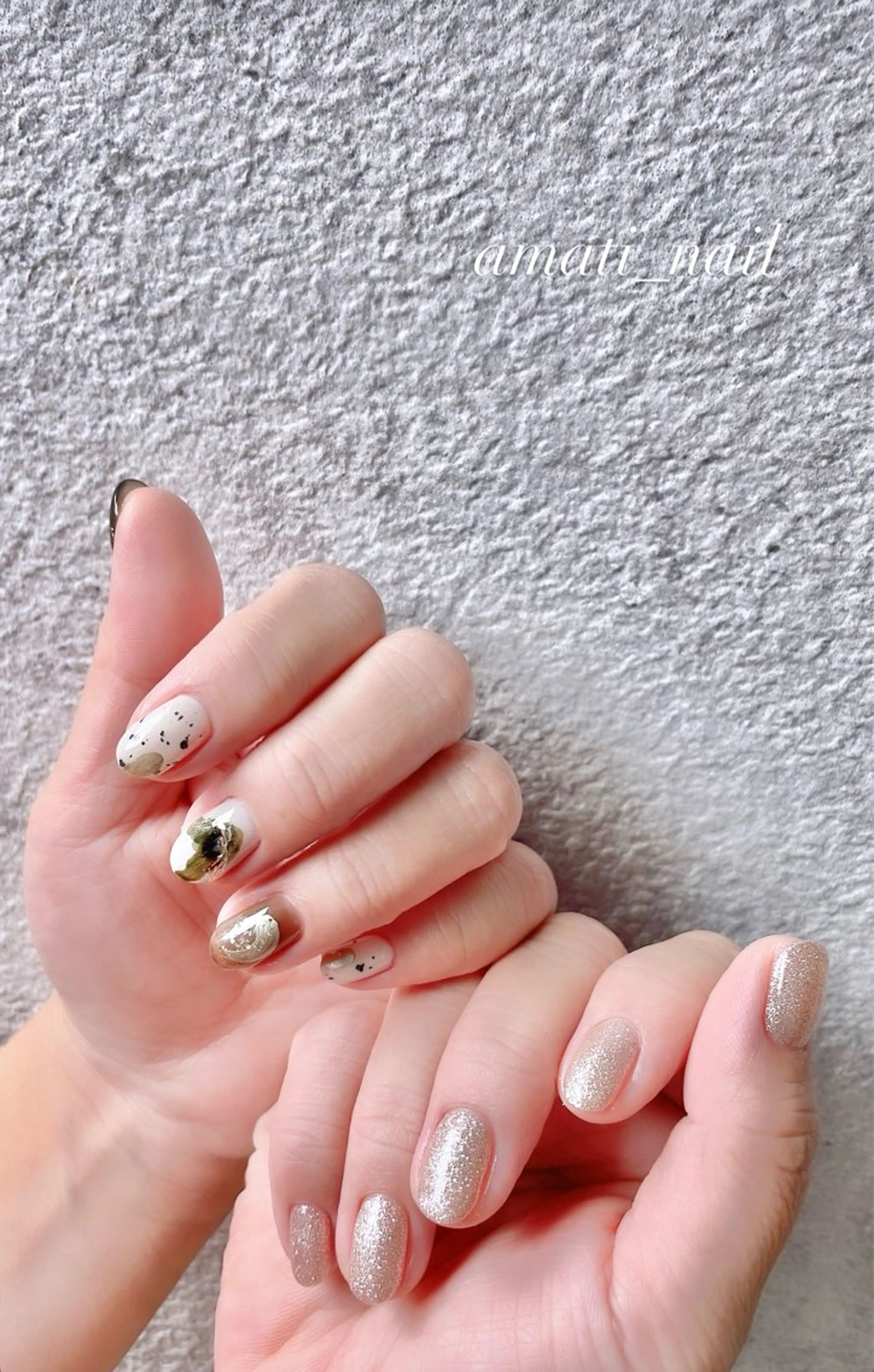 ネイル フットネイル ジェルネイル マグネットネイル ミラーネイル ニュアンスネイル ハンドネイル amati_nail TAKAKOのネイルデザイン