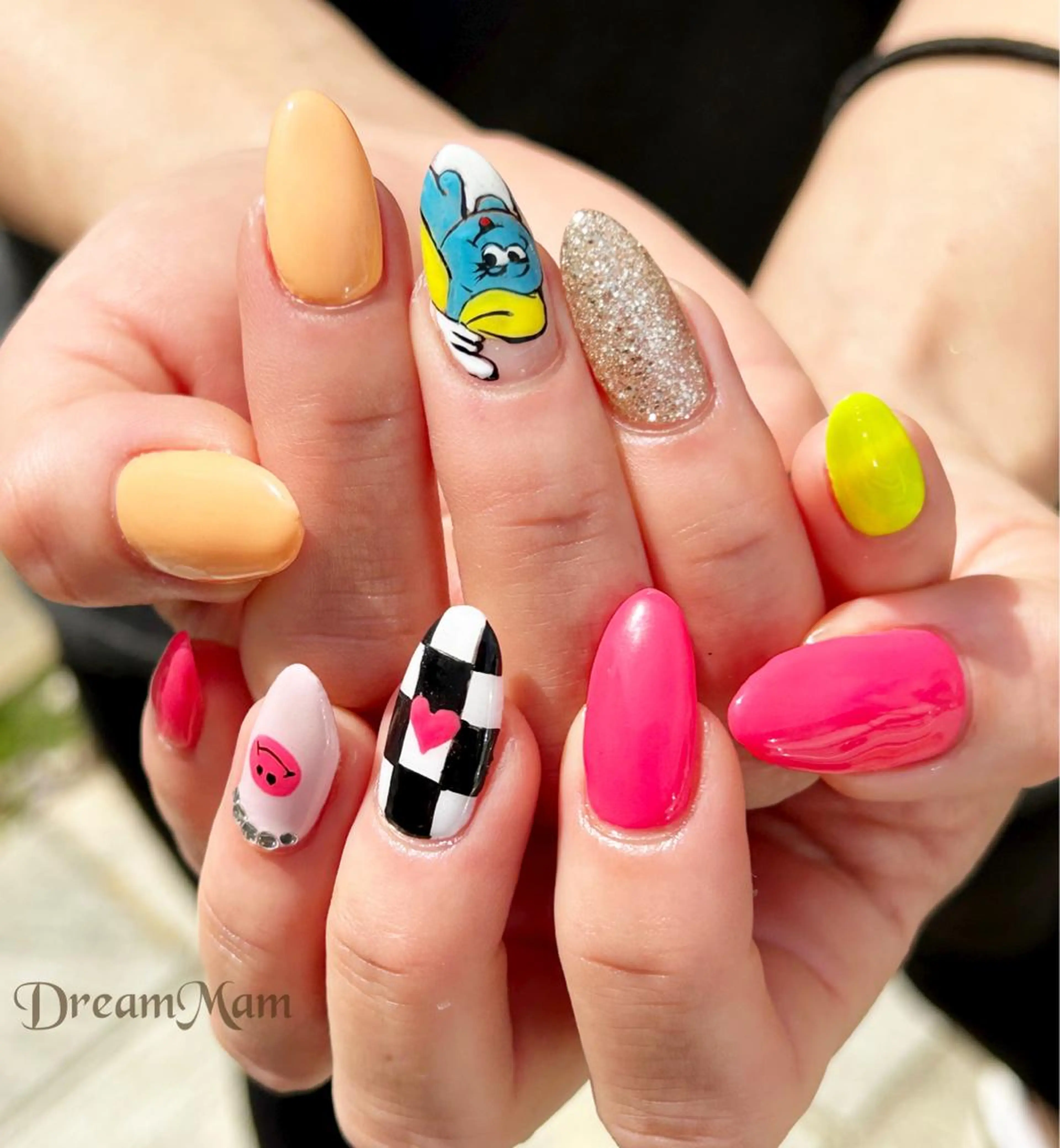 ネイル アートネイル オーロラネイル チークネイル フレンチネイル ジェルネイル ハンドネイル Nail Salon Ｄream Mamのネイルデザイン