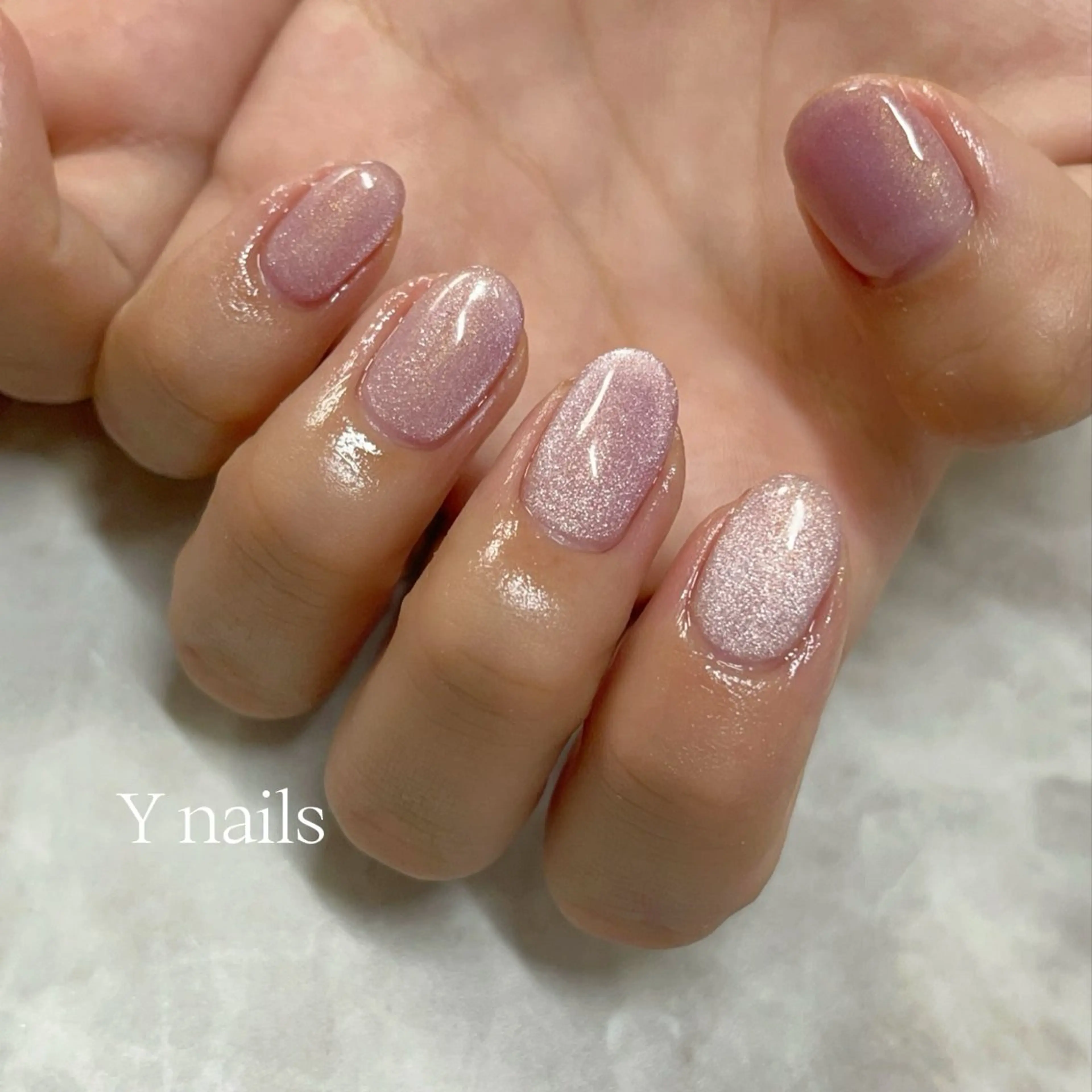ネイル マグネットネイル ハンドネイル 桜井 Y nailsのネイルデザイン