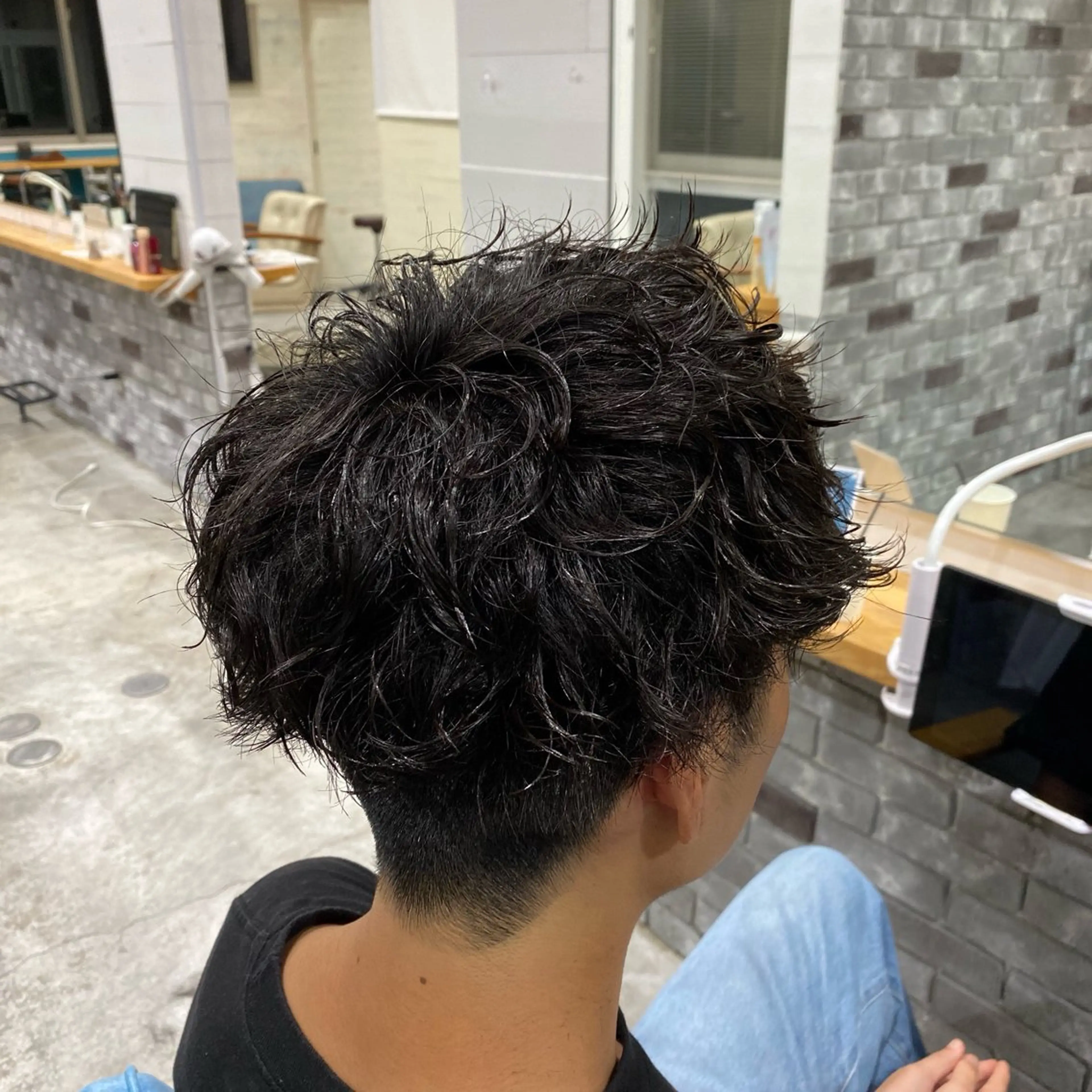パーマ メンズ offtheLip　ocean所属・メンズパーマ 小澤太雅のヘアスタイル