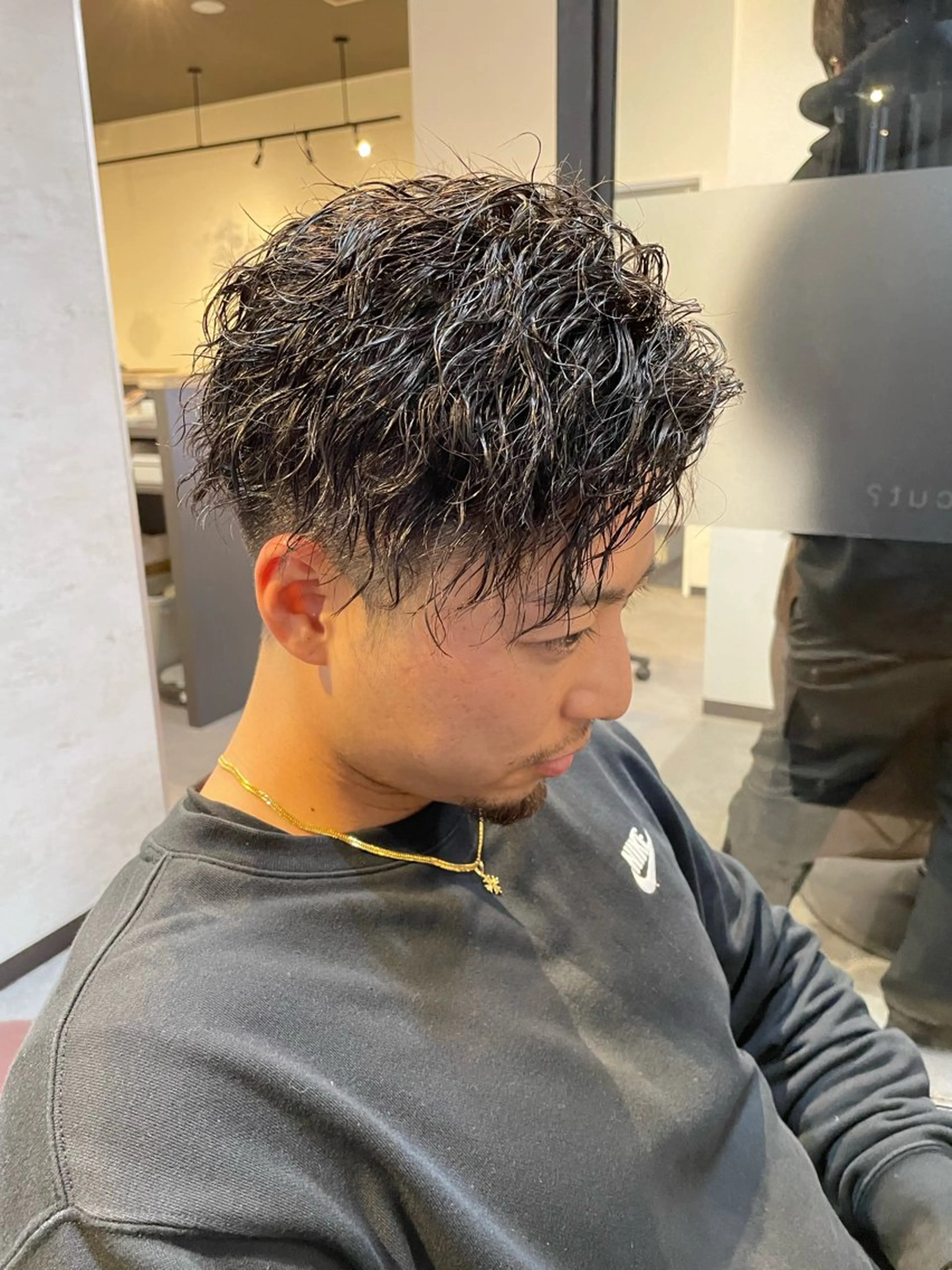 ショート カット パーマ 👑髪質改善カラー 中垣斗希のヘアスタイル